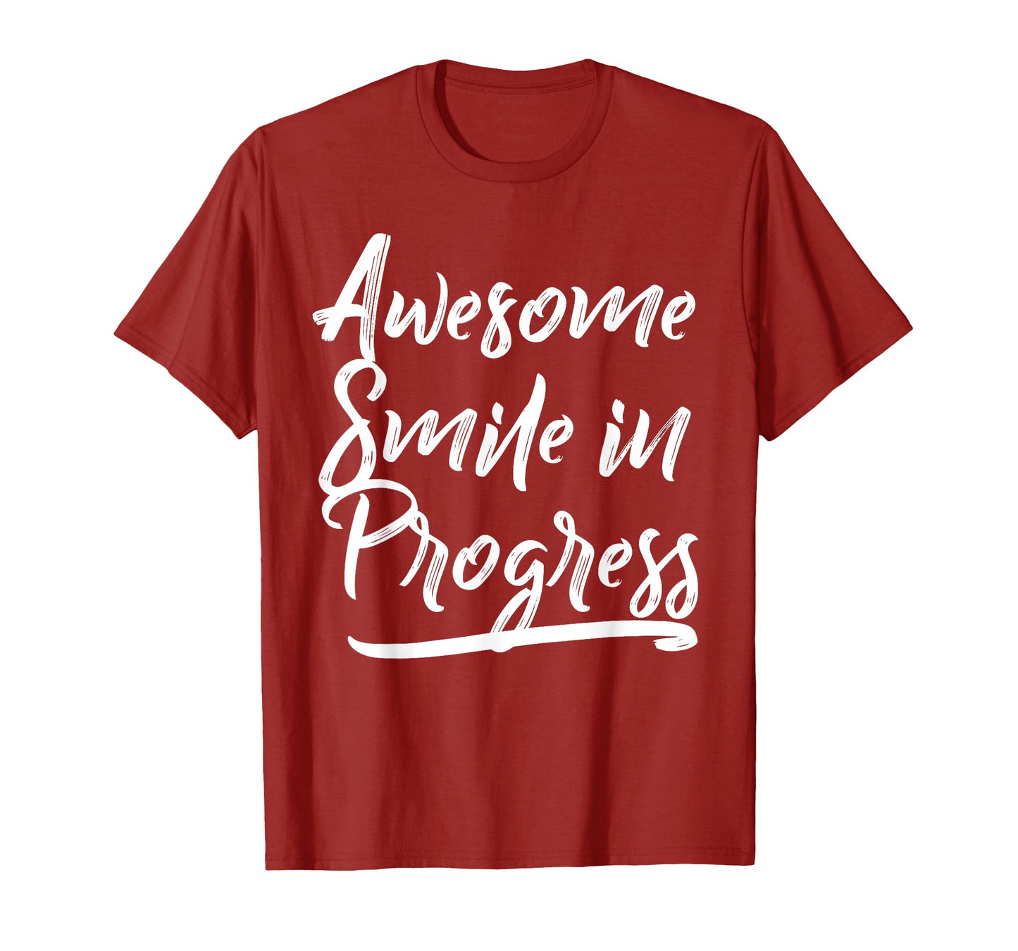 Awesome Smile Gift T-Shirt for People With Braces T-Shirt