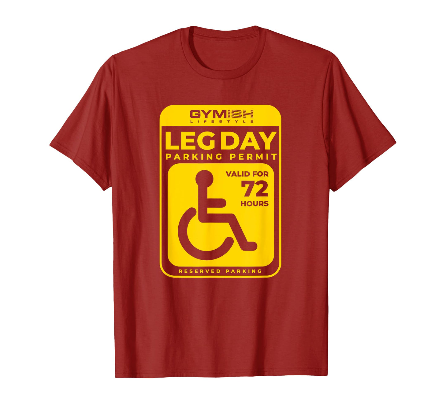 Leg Day Permit Weightlifting Workout Lifting Funny Gym Mens T-Shirt