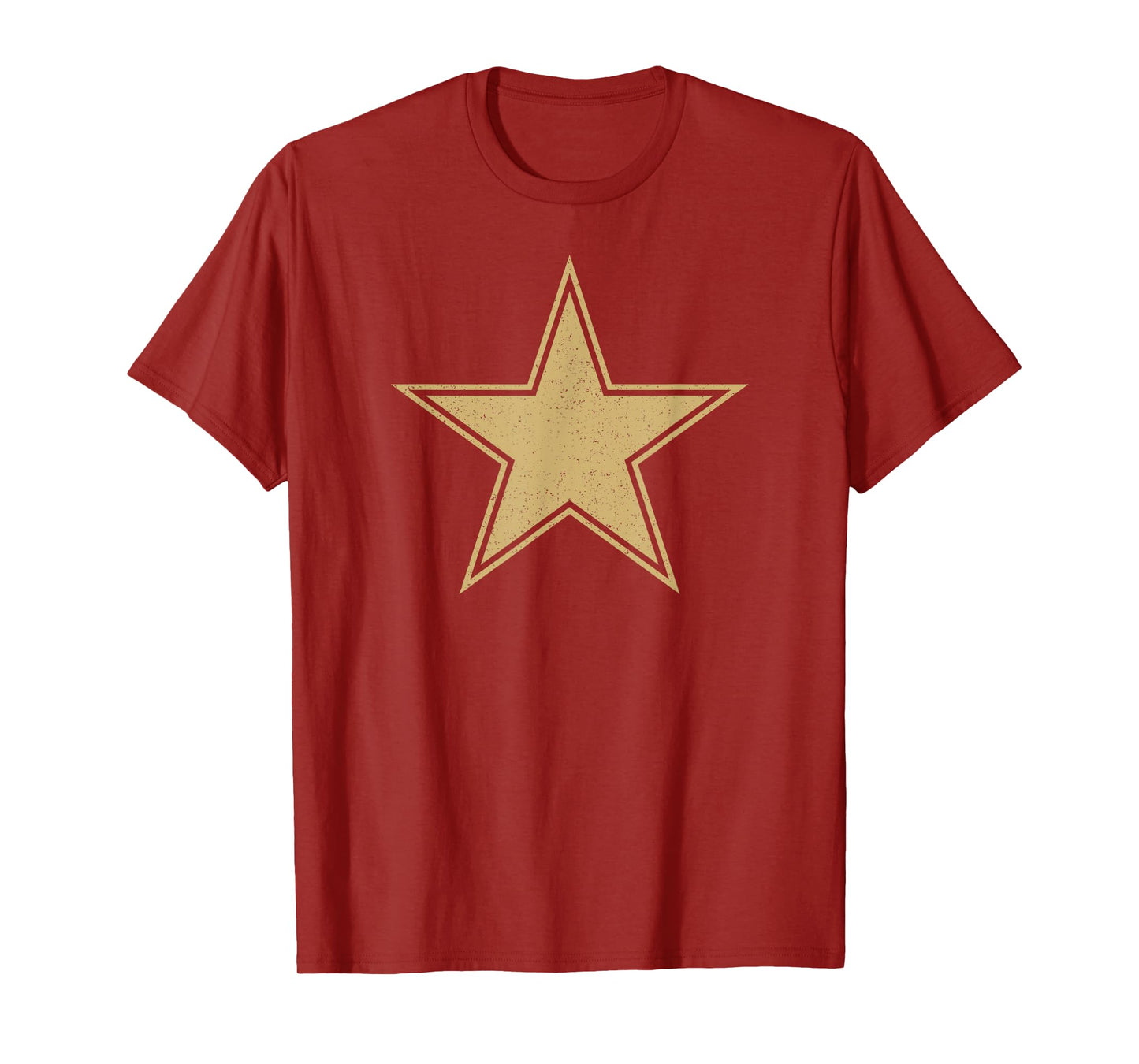 GOLD STAR ON A TEE T-Shirt