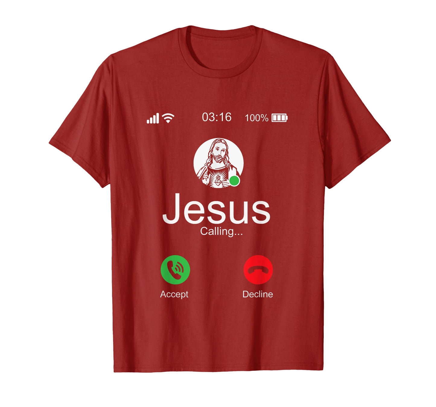 Jesus Is Calling - Christian T T-Shirt
