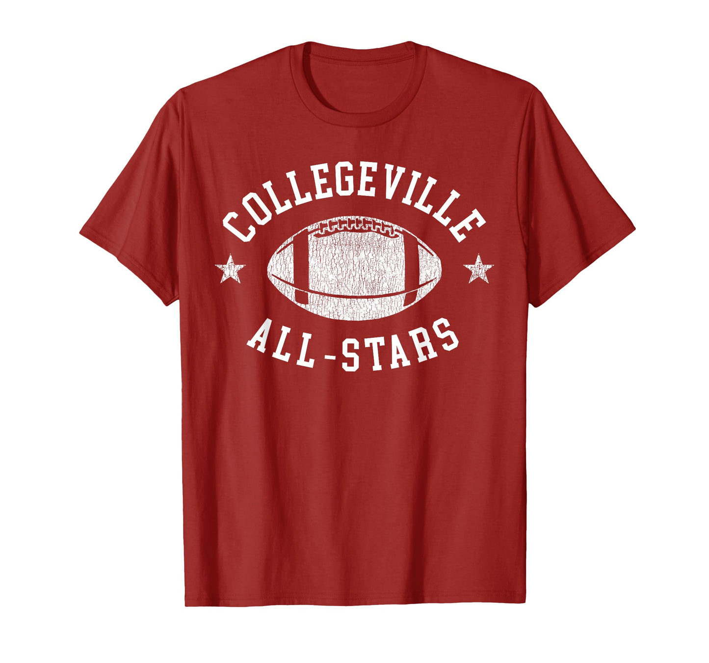 Collegeville Vintage All-Stars Football Retro 80s T-Shirt