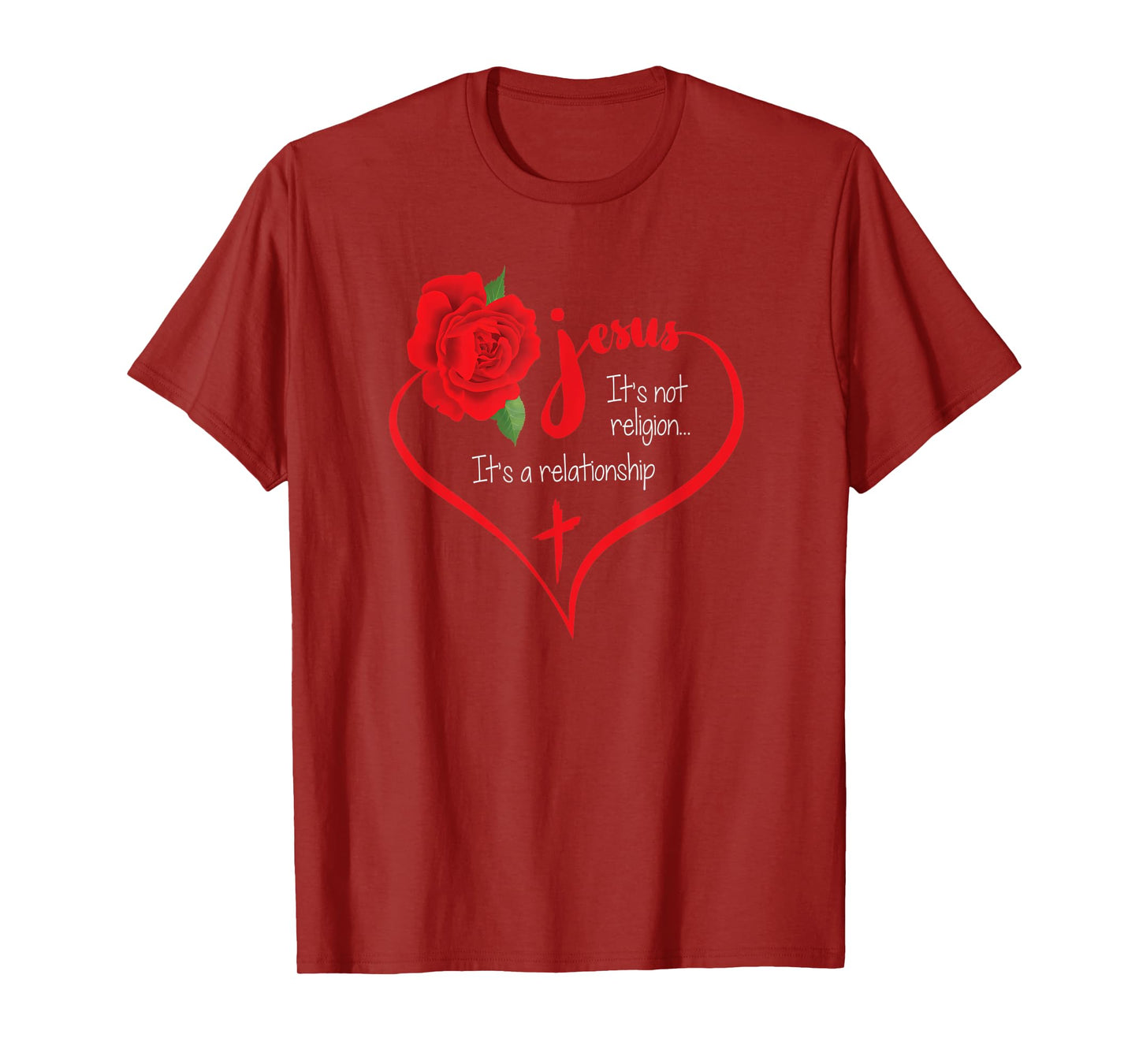 Awesome Jesus is Not Religion it's a Relationship T-Shirt