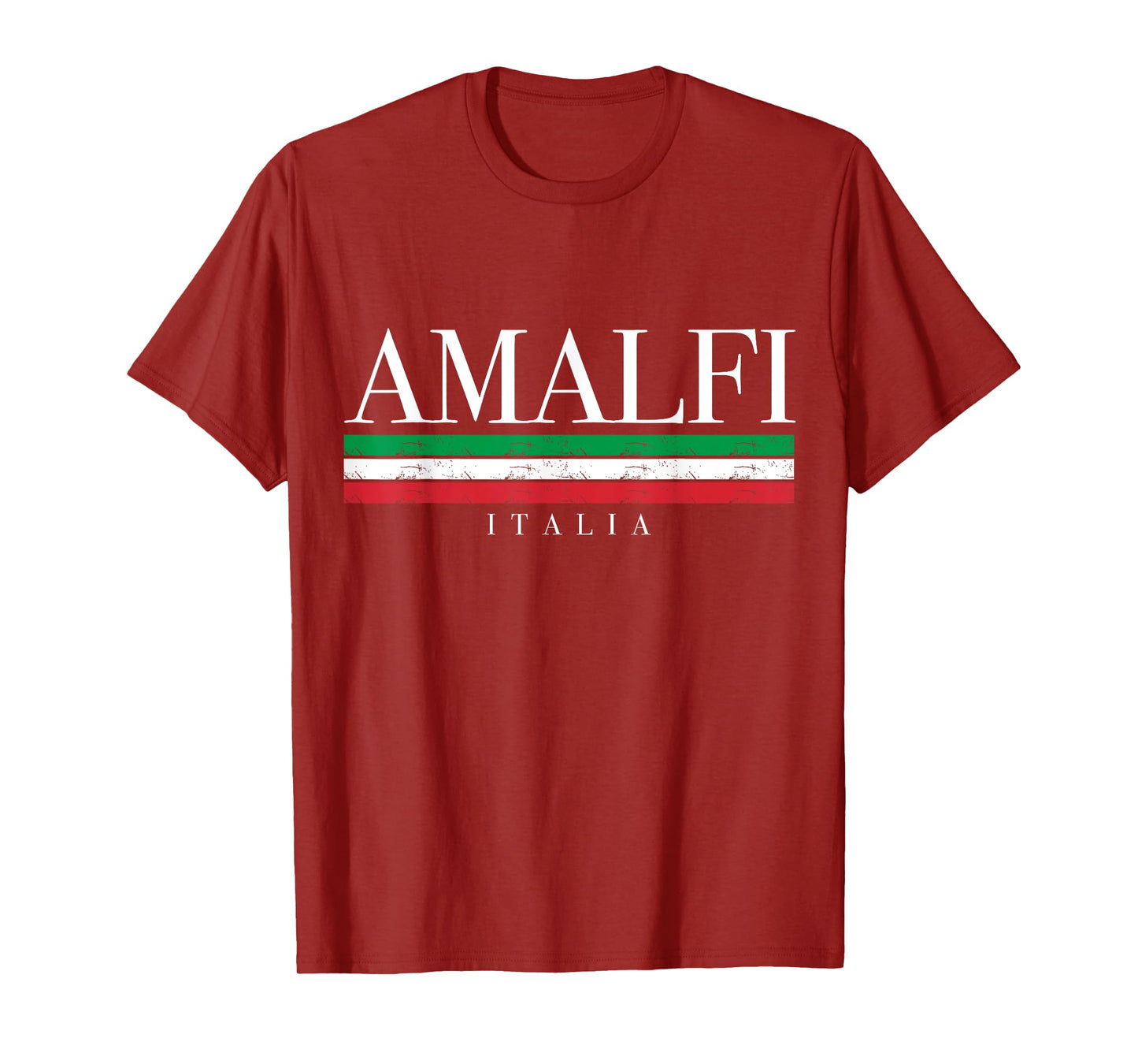 Amalfi Coast Italy Italia Vintage Italian Flag Souvenir T-Shirt
