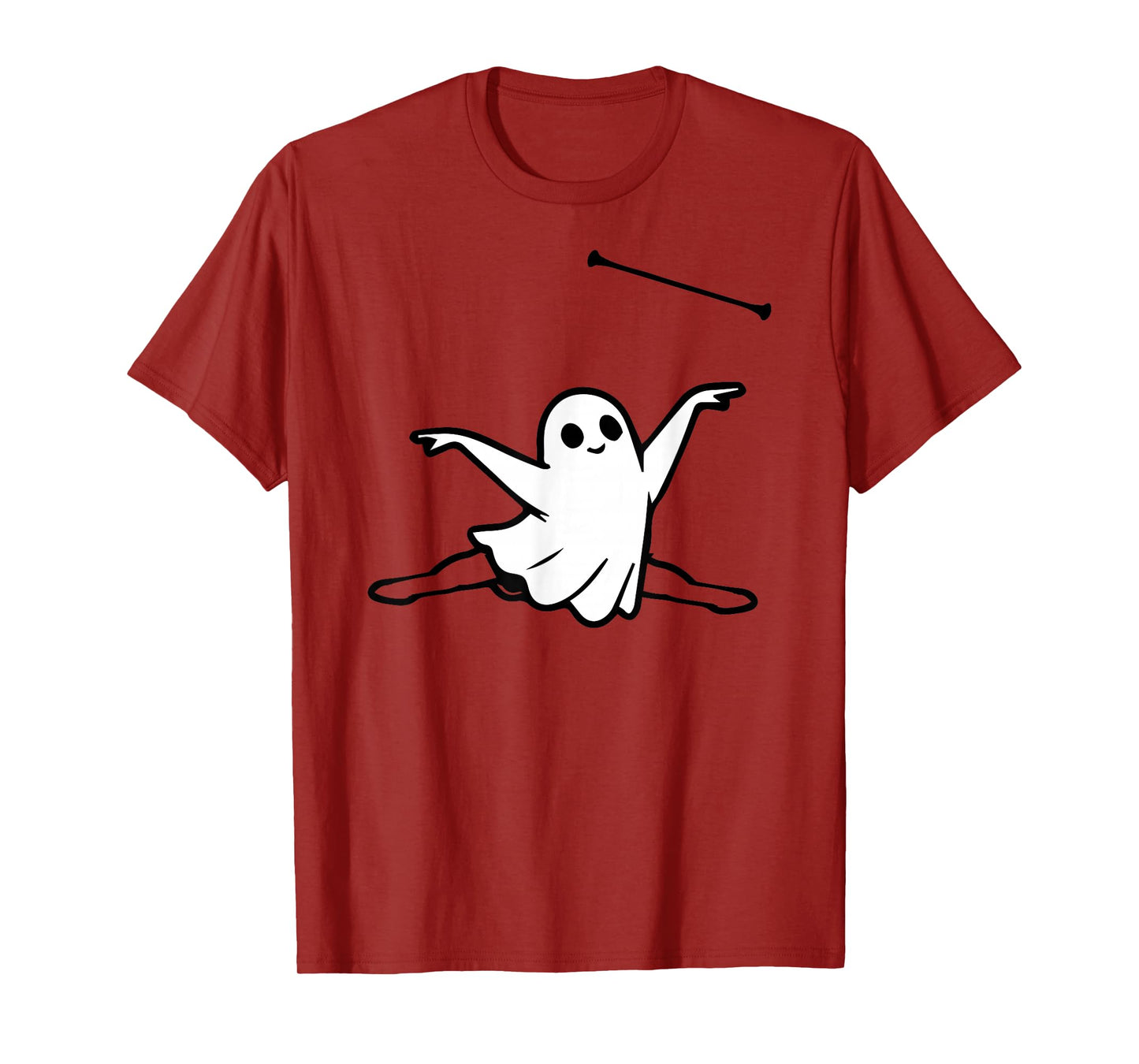ghost Baton Twirler halloween T-Shirt