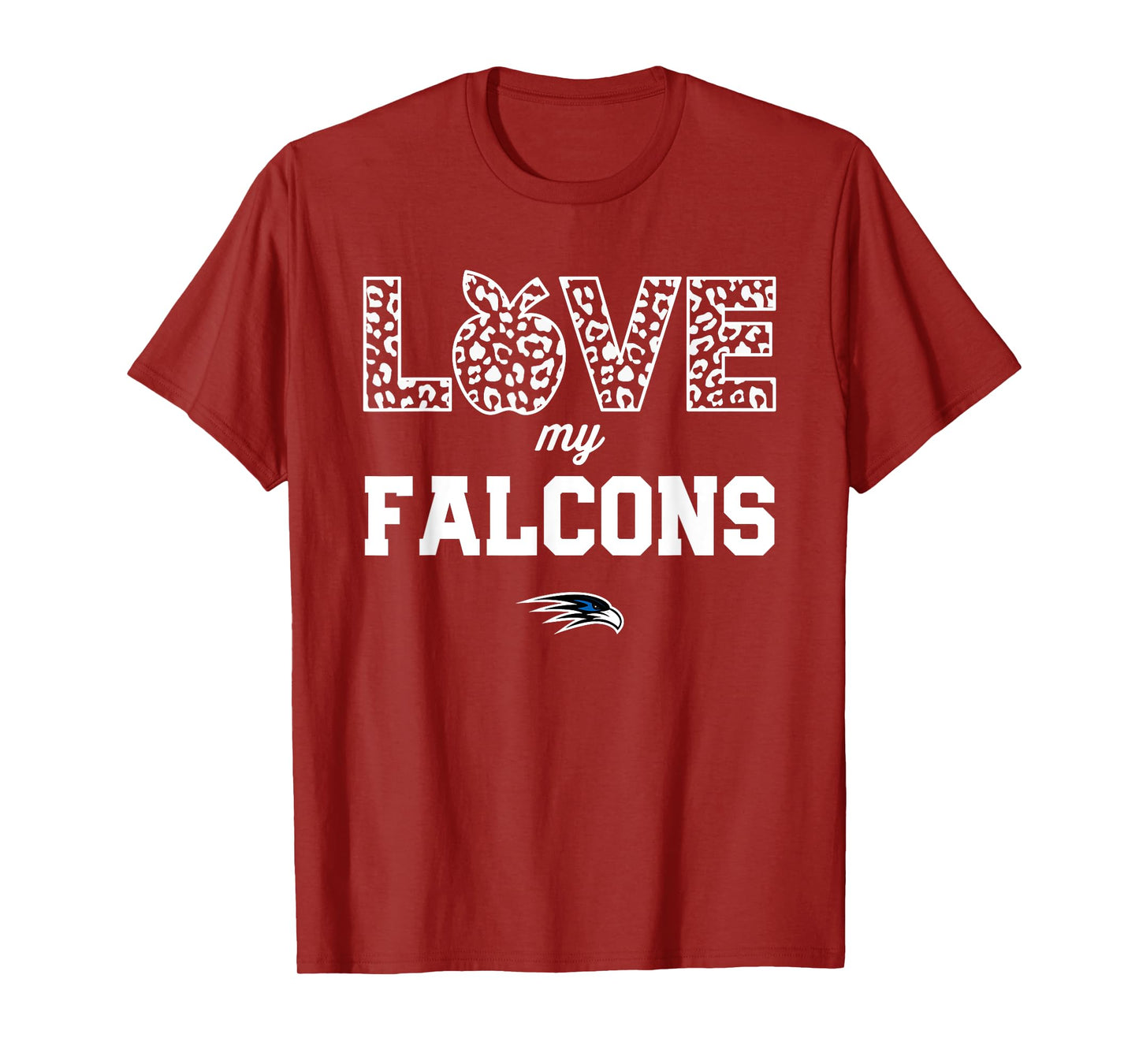 Florence Falcons Logo Love My Team HS T-Shirt