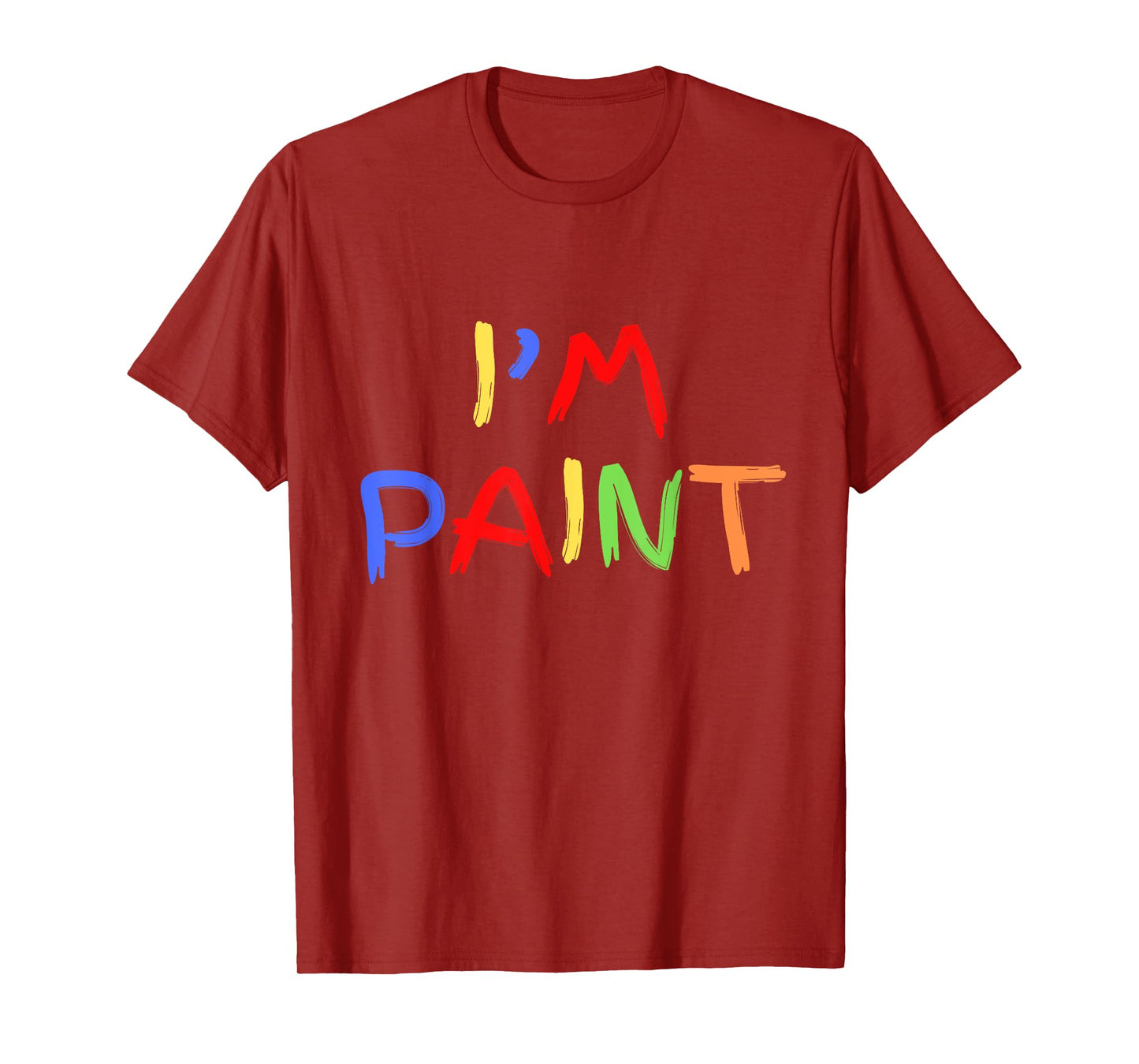 I Love To Finger Paint Tiny Red Heart I'm Paint Valentine T-Shirt
