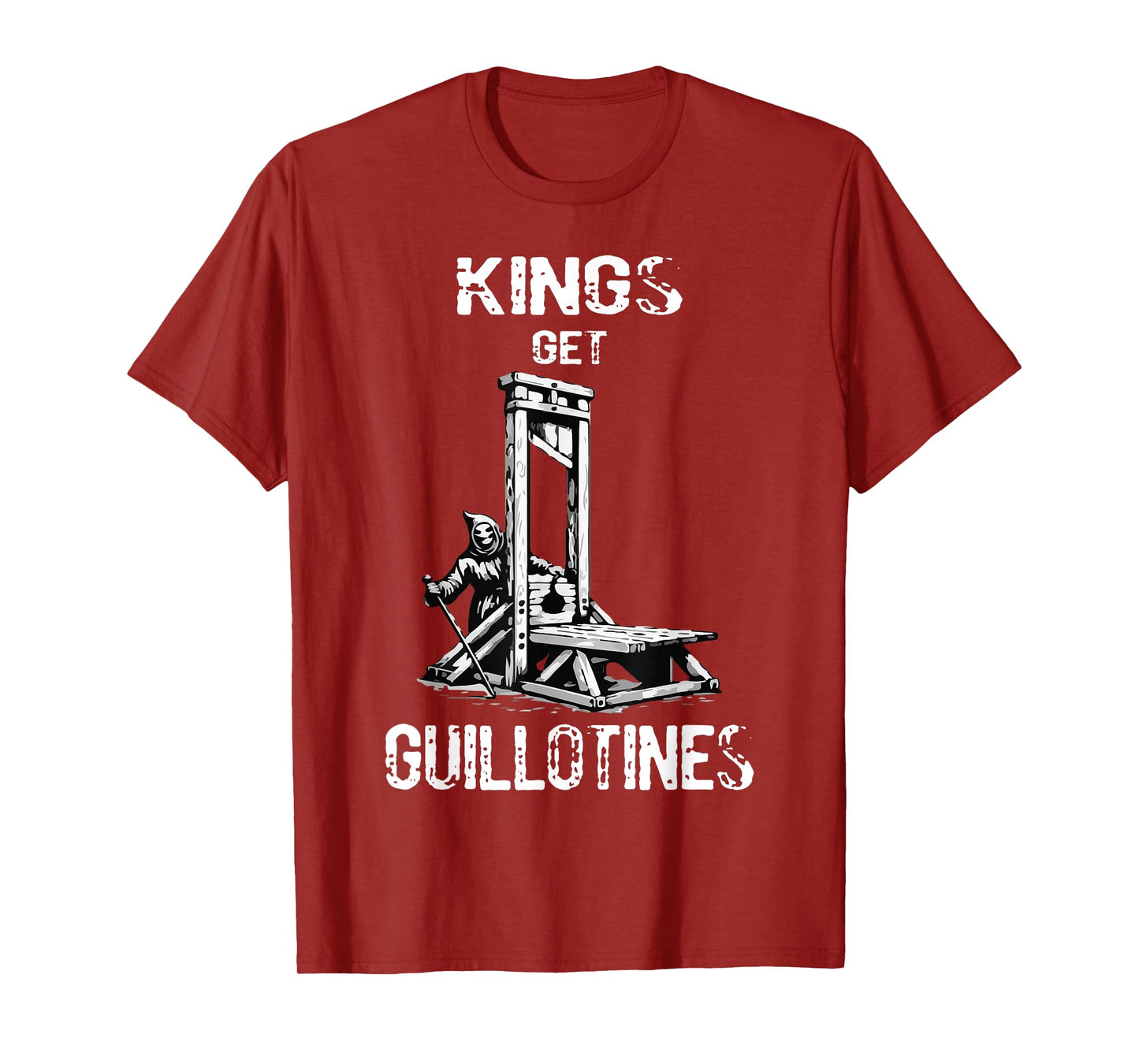 Funny Kings Get Guillotines Kings day Kings vintage T-Shirt