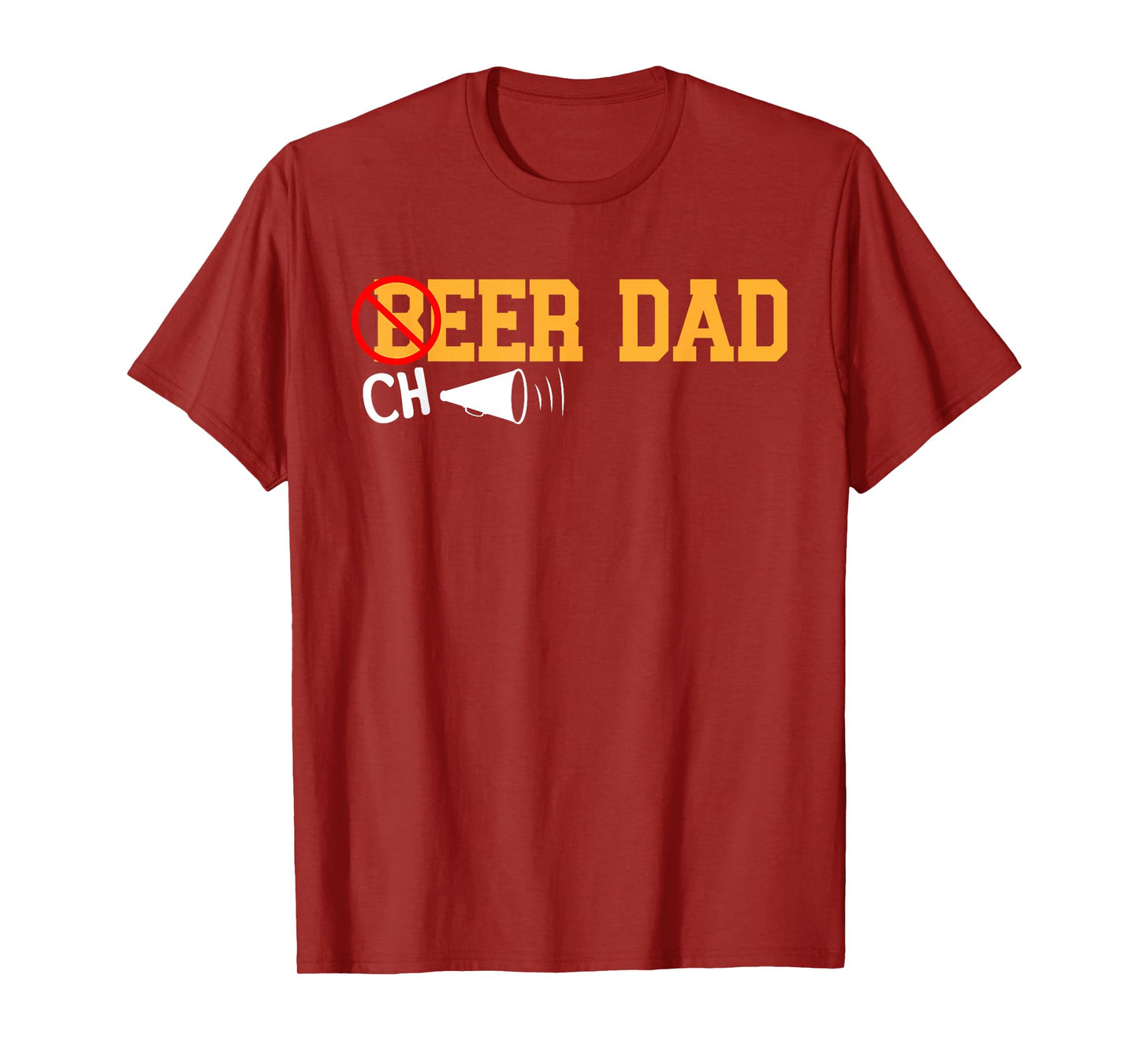 Cheerleader Dad Beer Cheerleading Cheer Dad T-Shirt