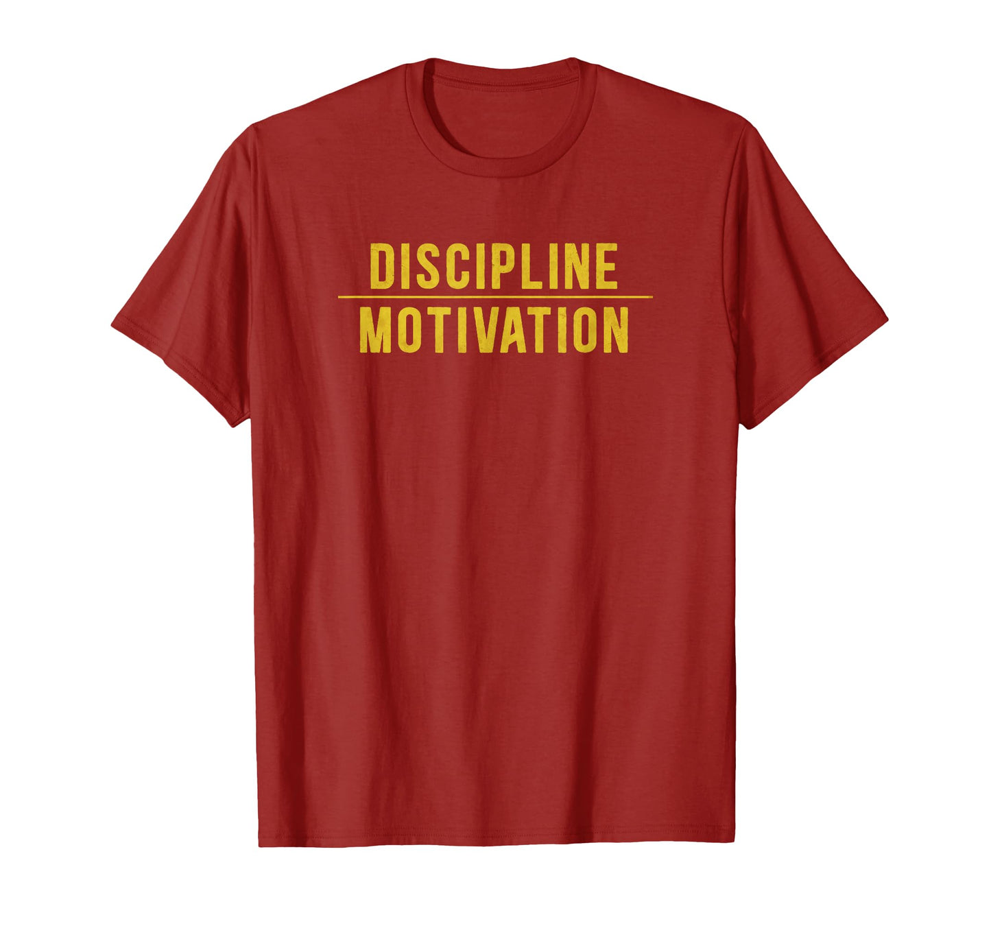 Discipline Over Motivation Gym Workout Hustle Muscle Sport T-Shirt