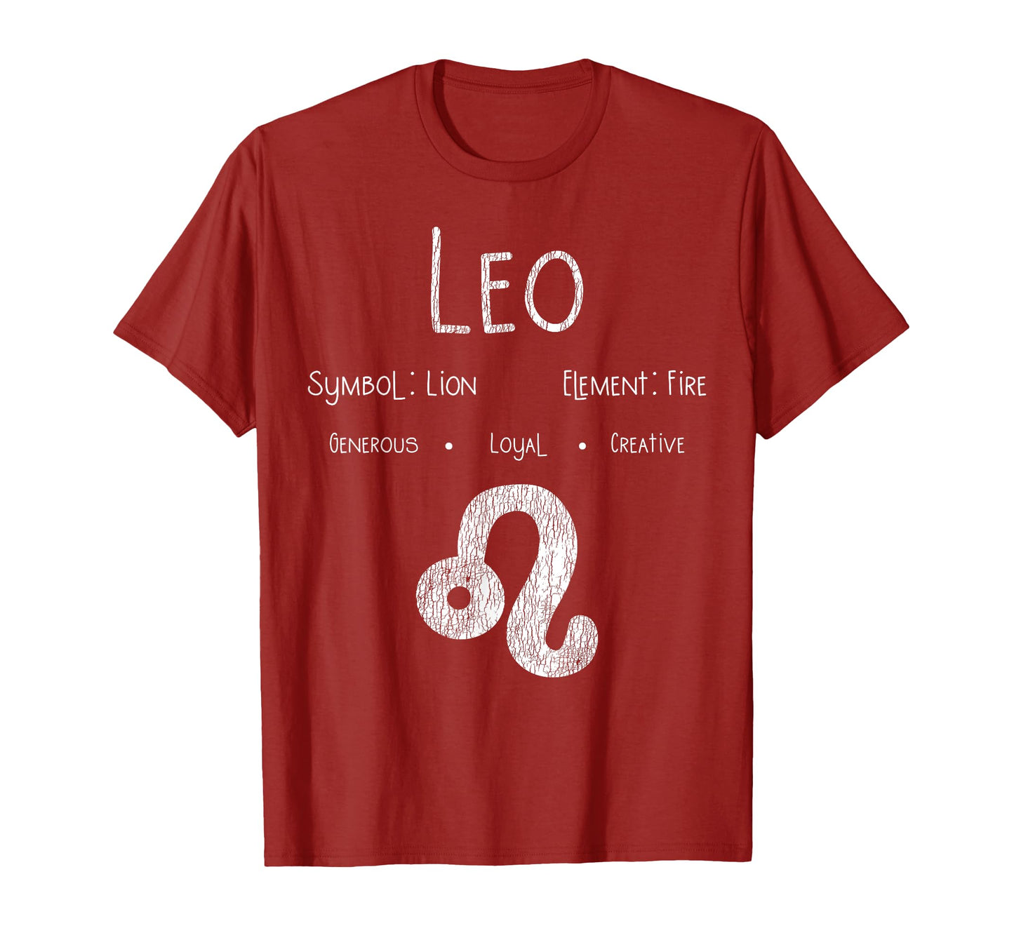 Vintage Leo Birthday Horoscope Zodiac Sign Astrology Bday T-Shirt