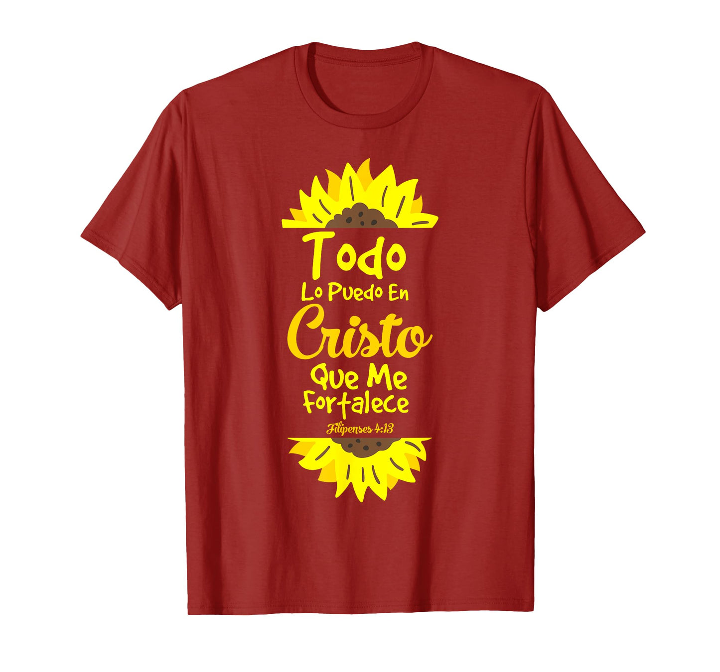 Motivational Spanish Verses Christians Jesus Cristo Amor T-Shirt