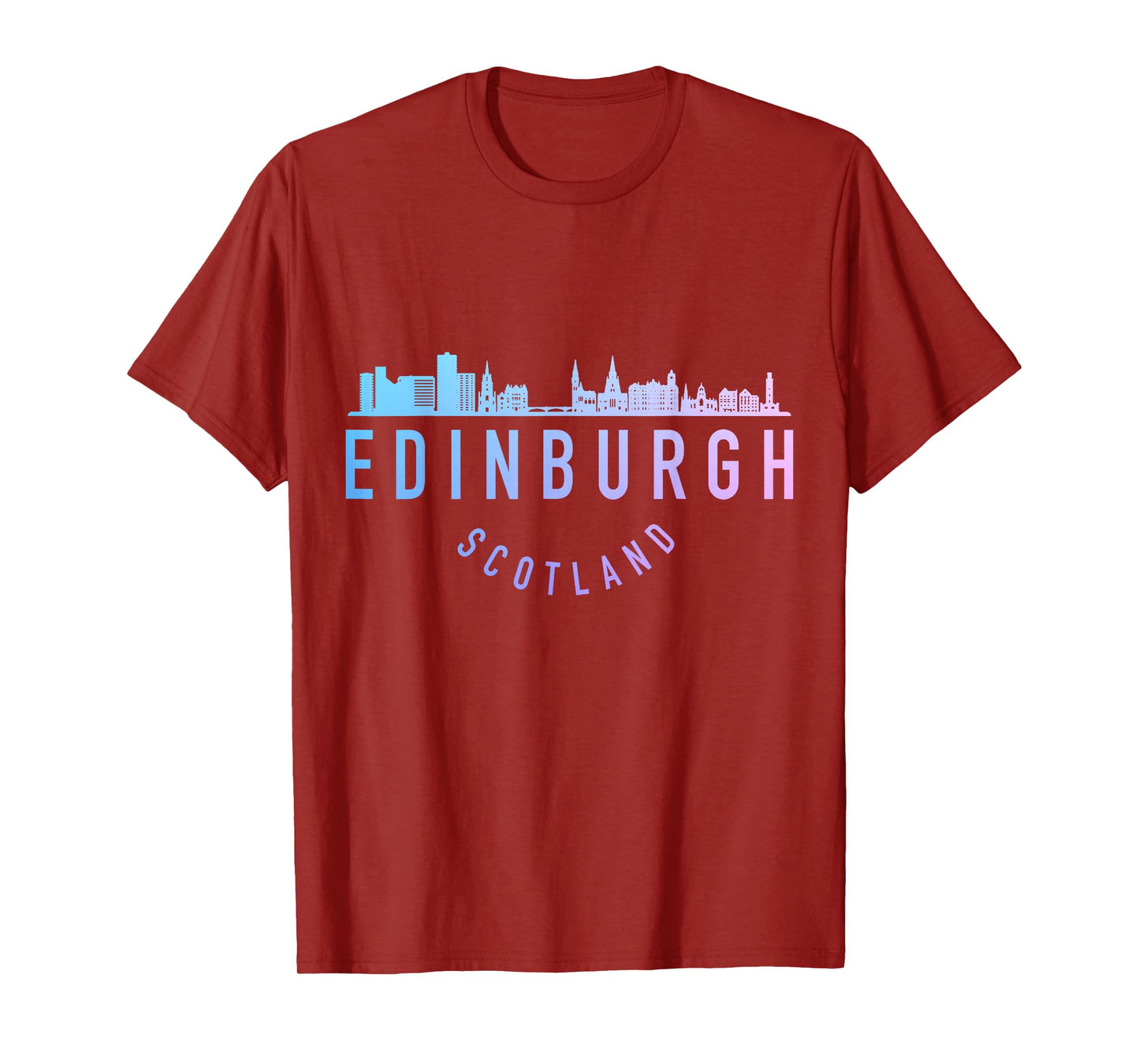 Edinburgh Scotland Skyline Pride Souvenir T-Shirt