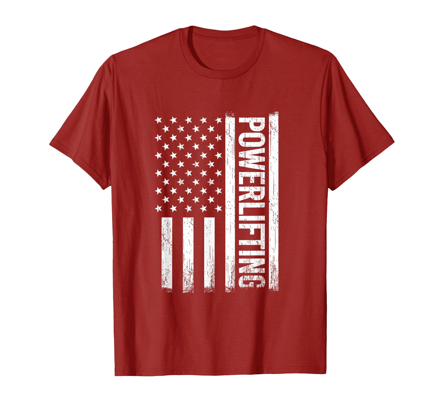USA gym powerlifter powerlifting weightlifting for women T-Shirt