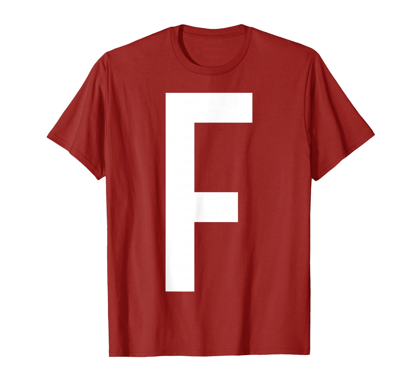Letter F Funny Group Matching Christmas Costume 2025 Family T-Shirt