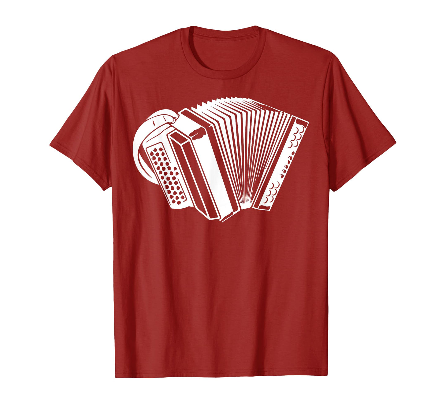 Graphic Accordion Instrument Men Women Hobby Learn Musician T-Shirt