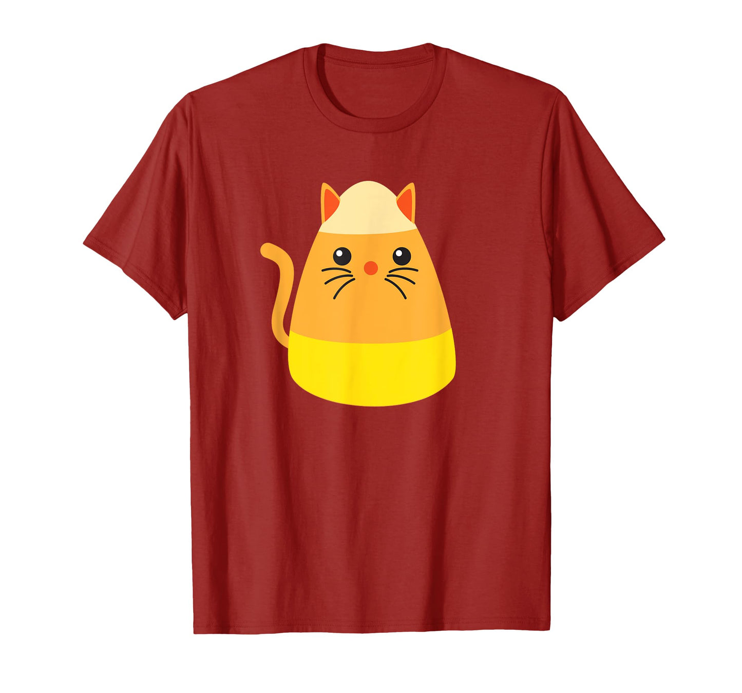 Candy Corn Cat Costume Halloween Kids Cat Candy Corn T-Shirt