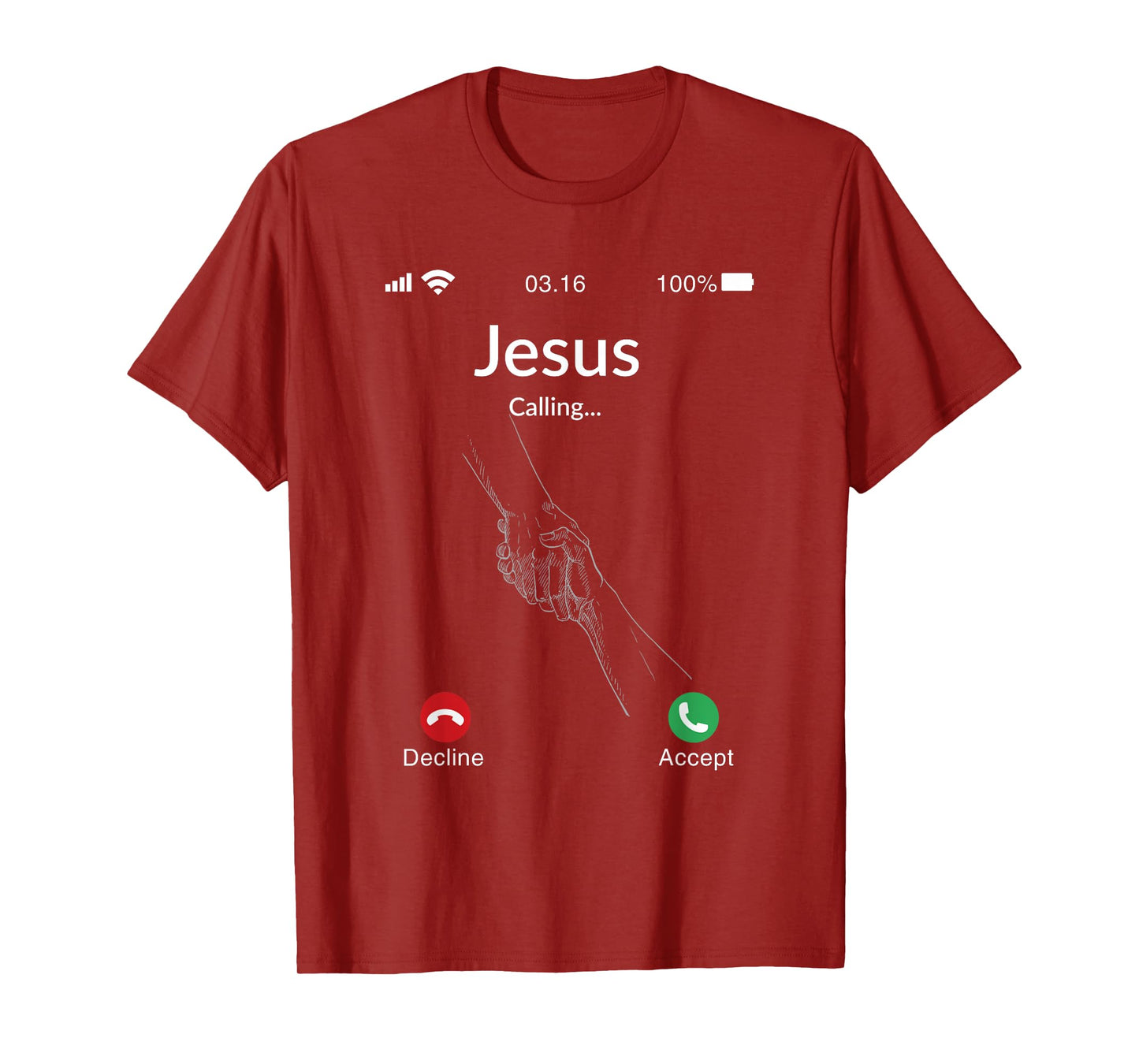 Christian Gift Jesus Is Calling T-Shirt