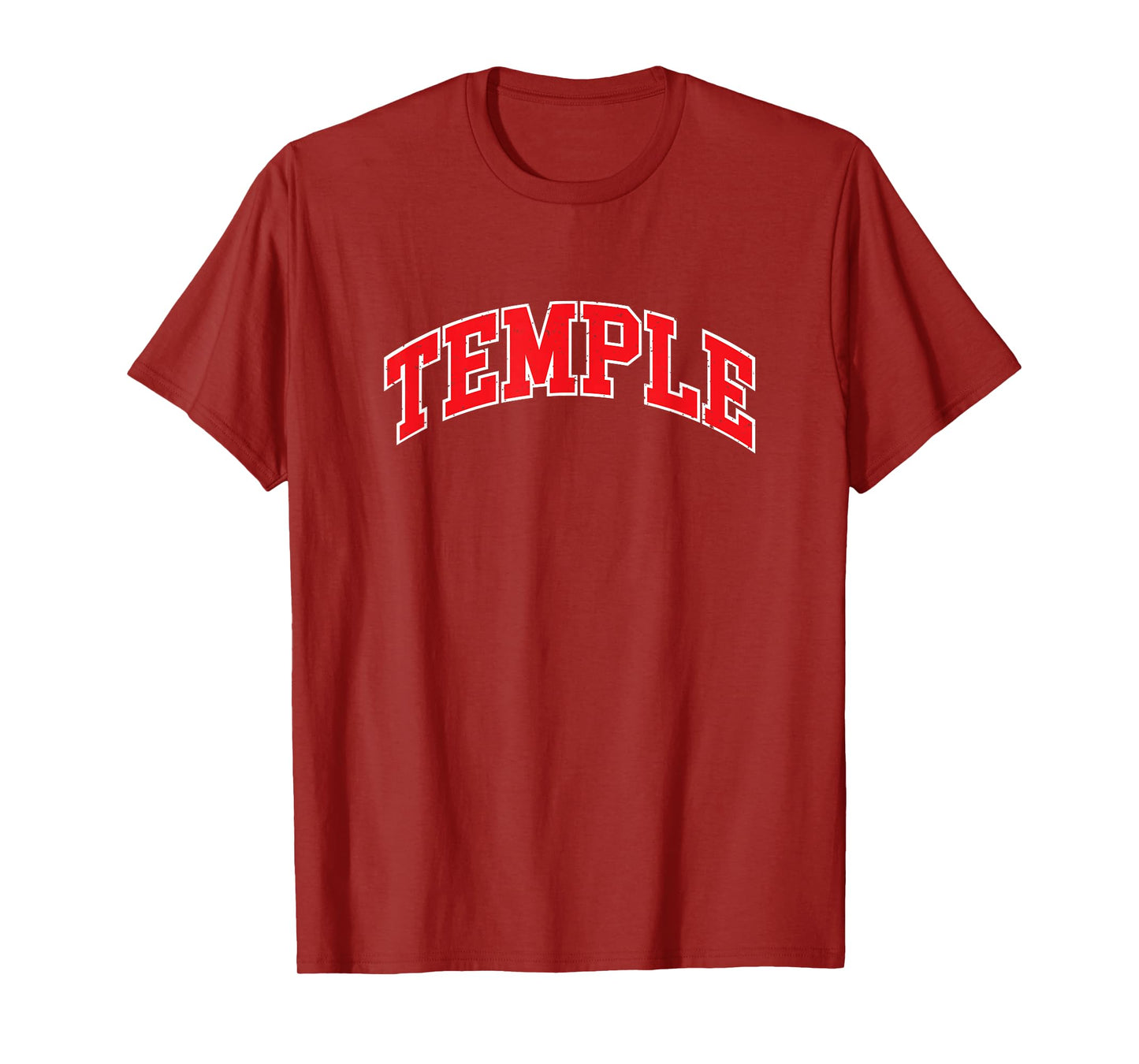 Temple TX Red Vintage for Men or Women T-Shirt