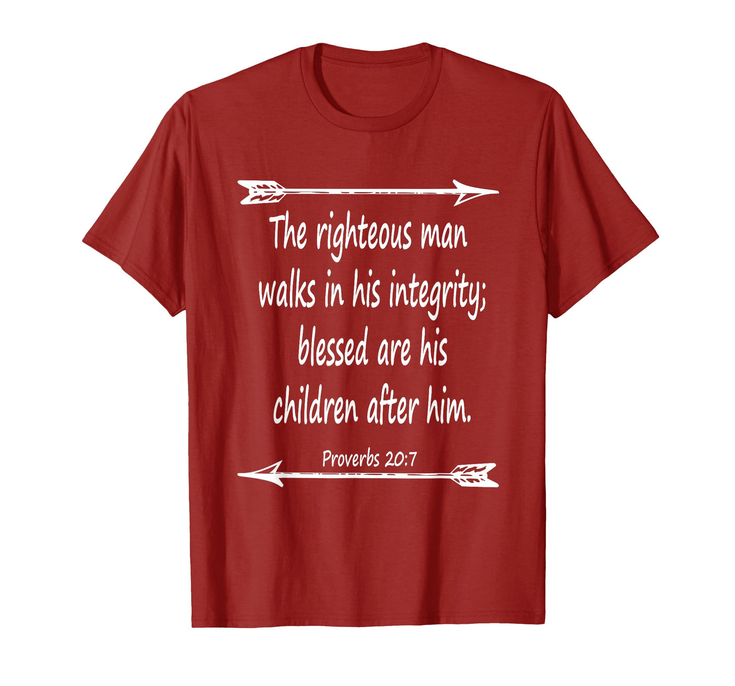 Fathers Day Bible Verse T-Shirt Tee Christian Scripture T-Shirt