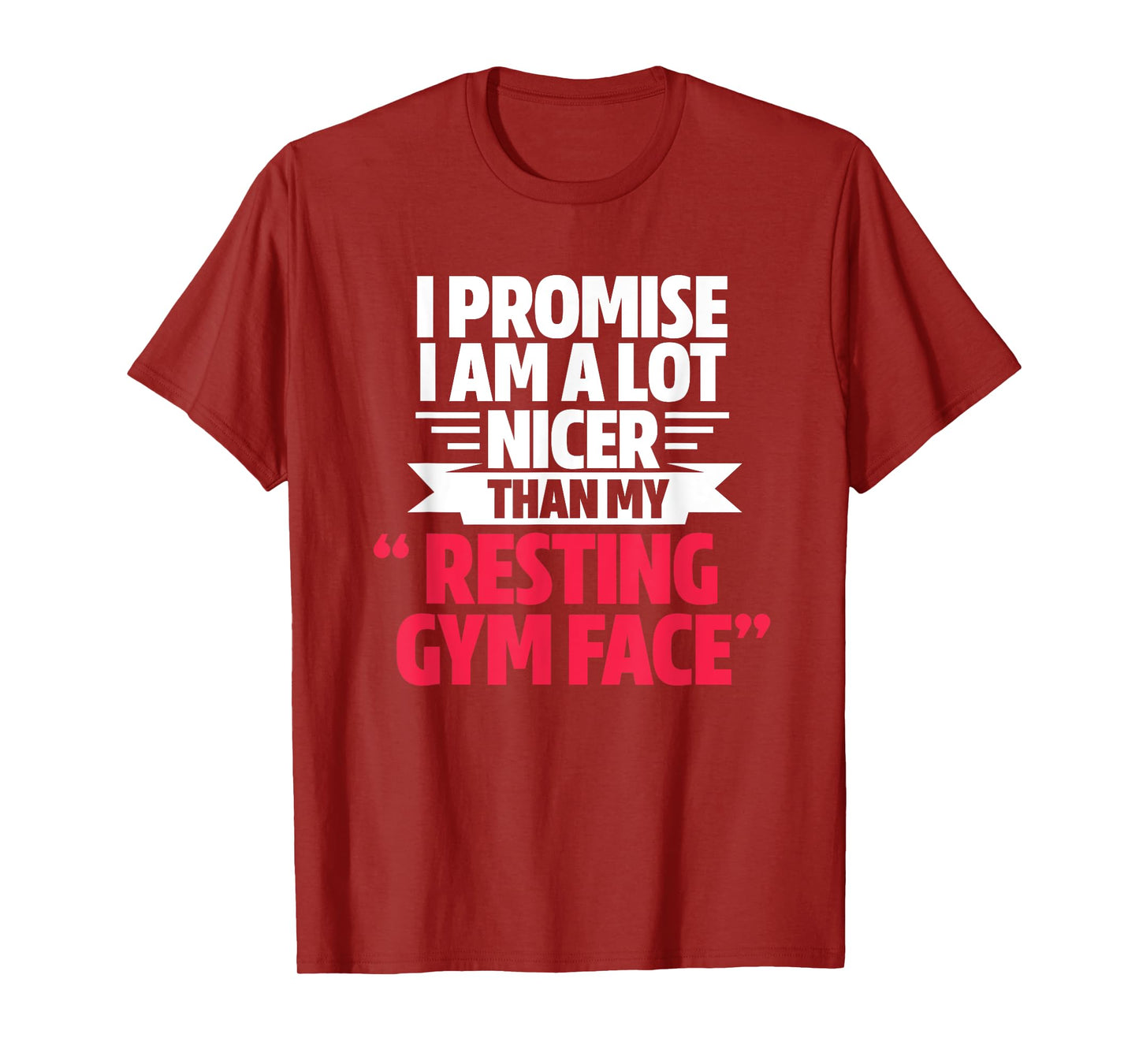 Gym Workout Bodybuilding Funny My Resting Gym Face T-Shirt