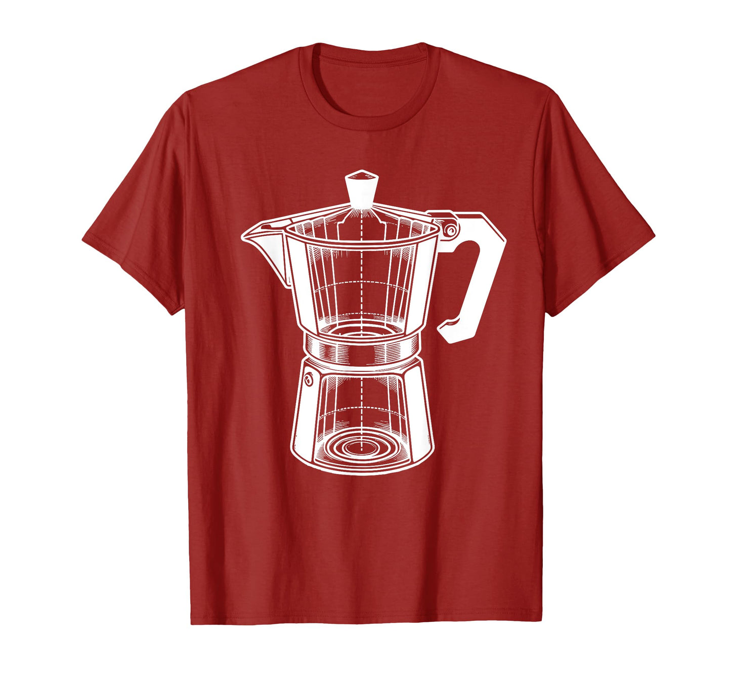 Moka Pot Vintage Coffee Maker Espresso Lovers T-Shirt