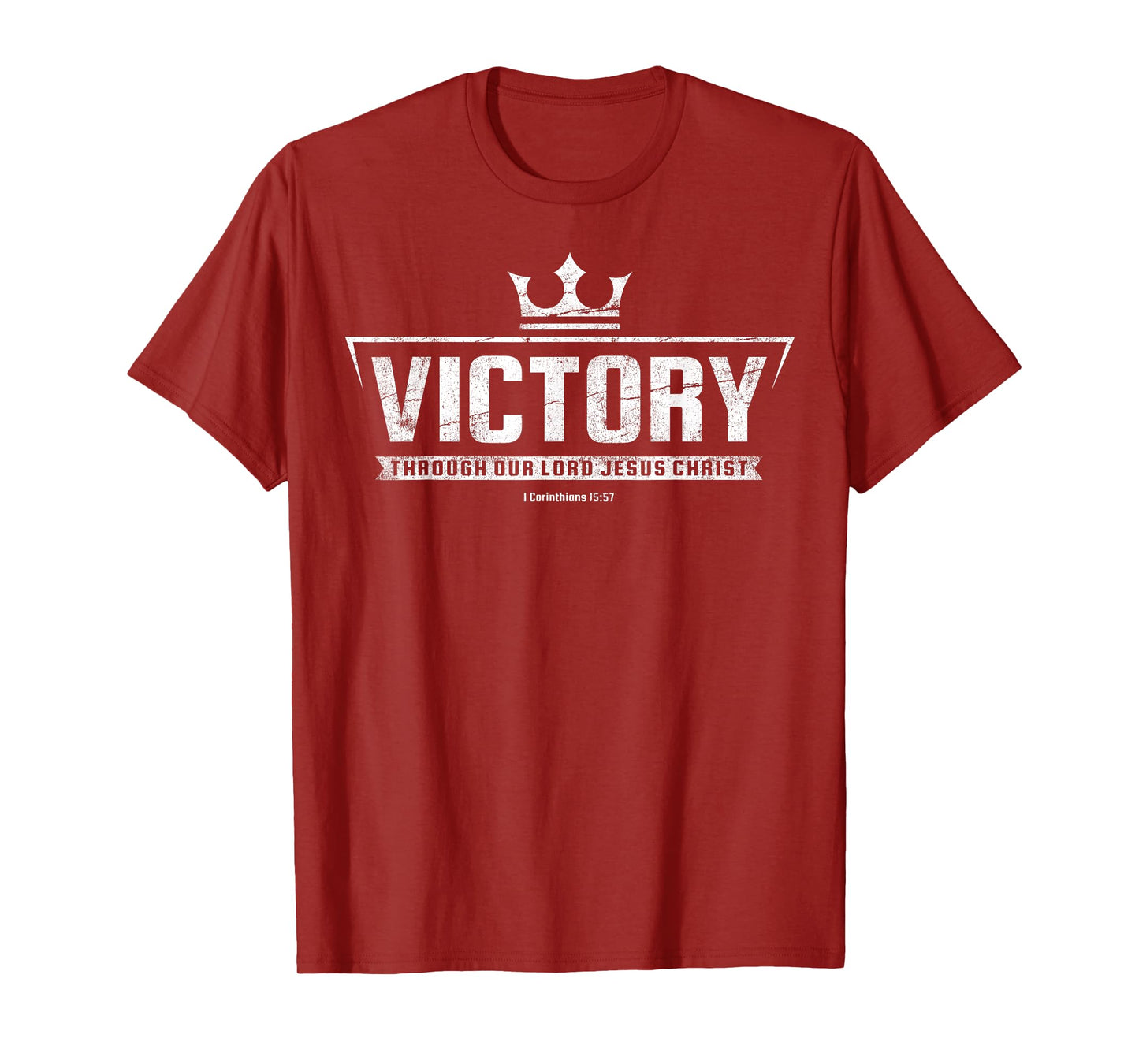 Christian T Shirt For Women Men Kids Teens Victory In Jesus T-Shirt