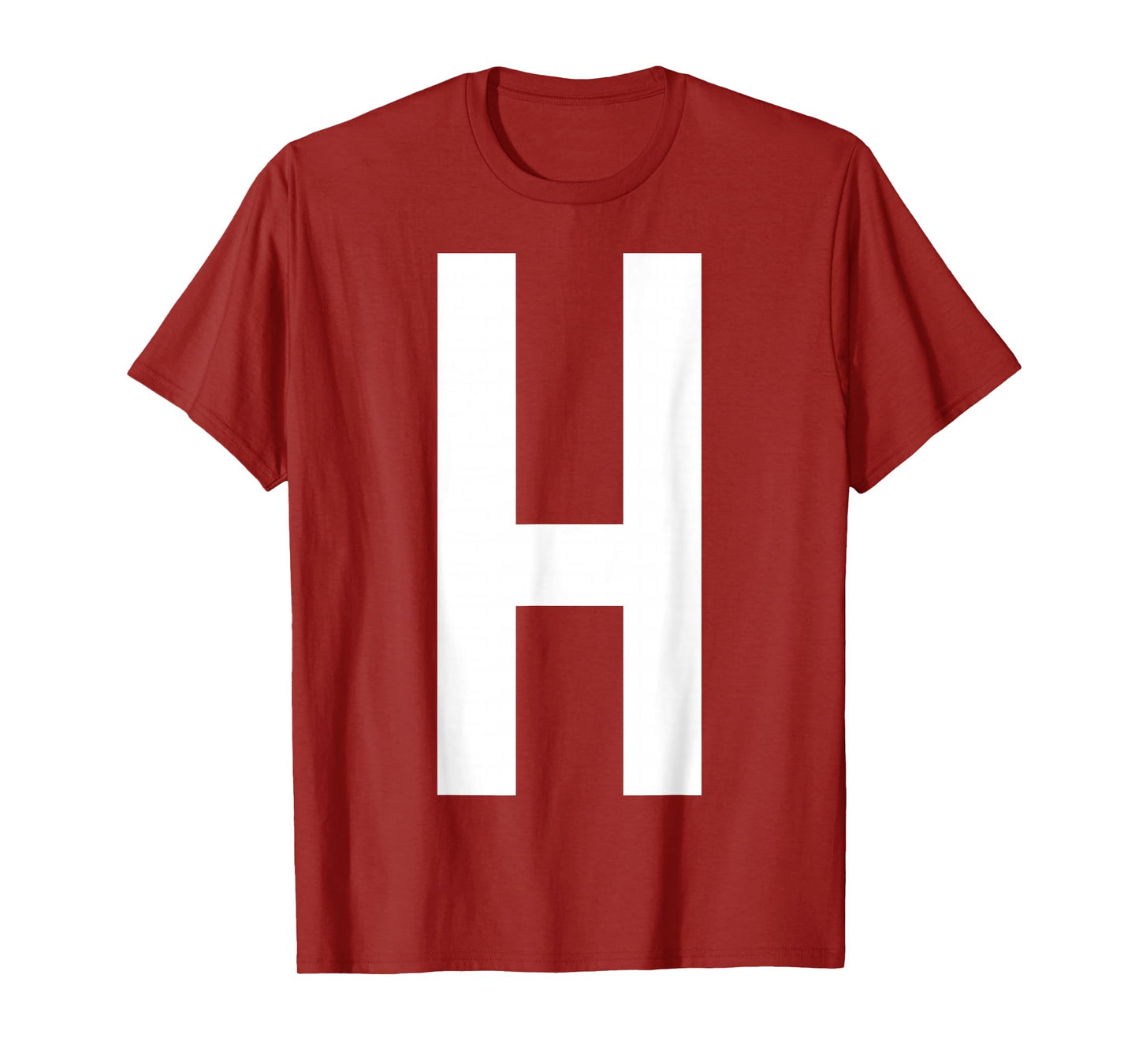 Letter H Funny Group Matching Christmas Costume 2025 Family T-Shirt