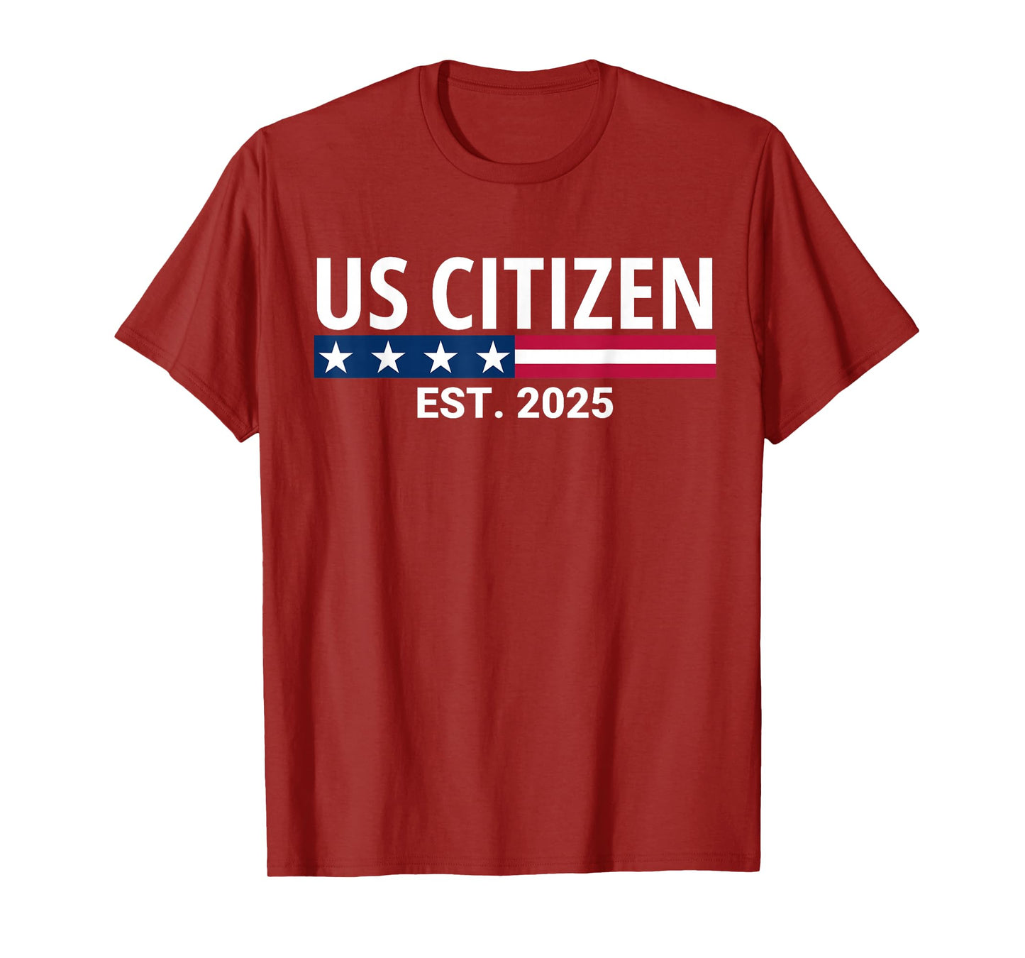 New US Citizen Est 2025 American Immigrant New Citizenship T-Shirt