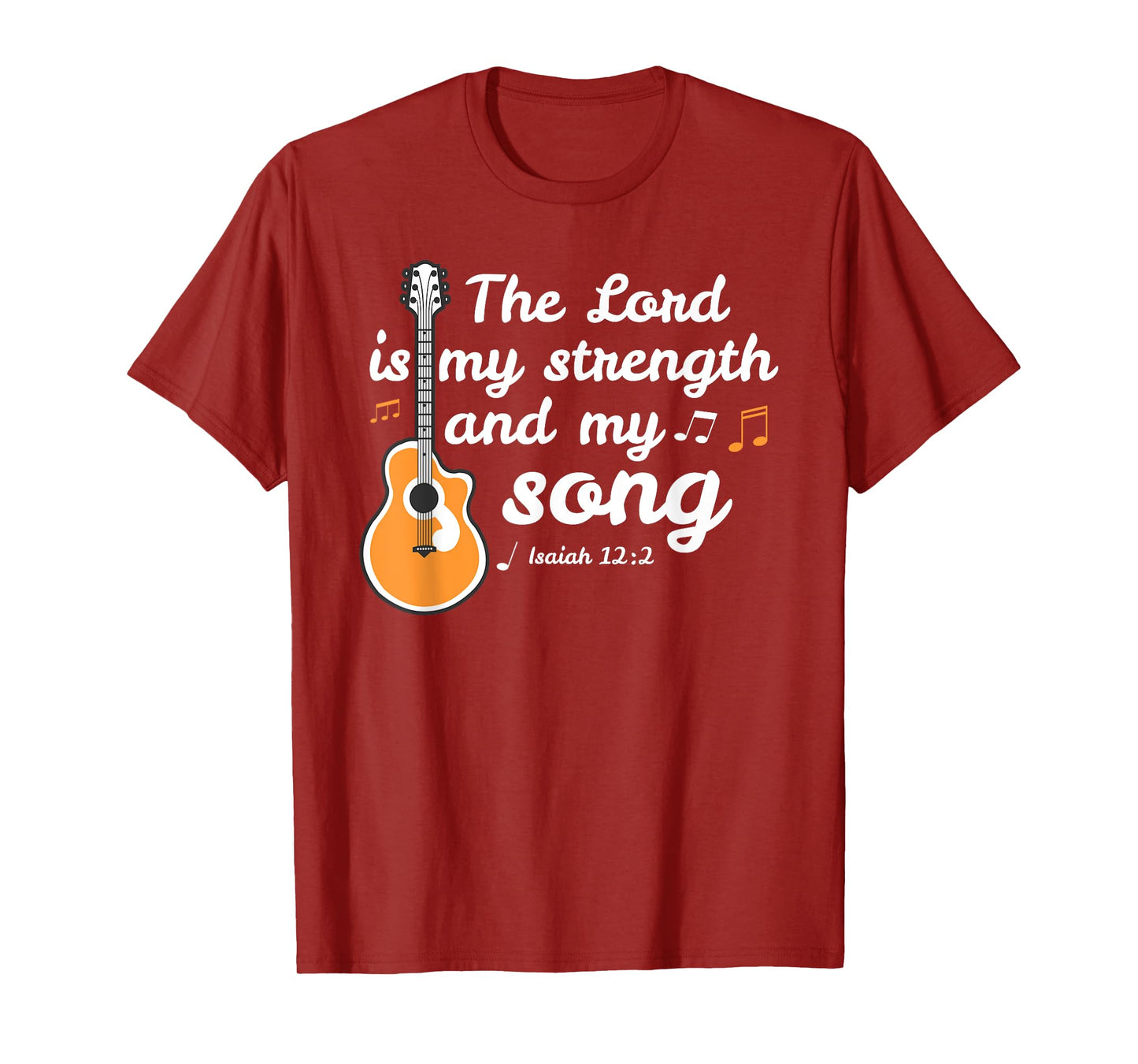 The Lord is My Strength Song - Christian Musician T-Shirt