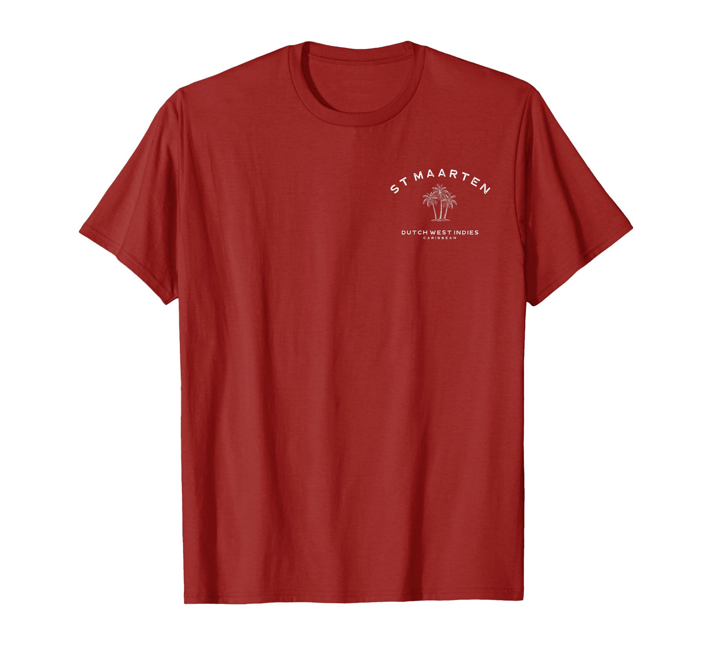 St. Maarten Caribbean Retro Palm Tree Vintage Saint Martin T-Shirt
