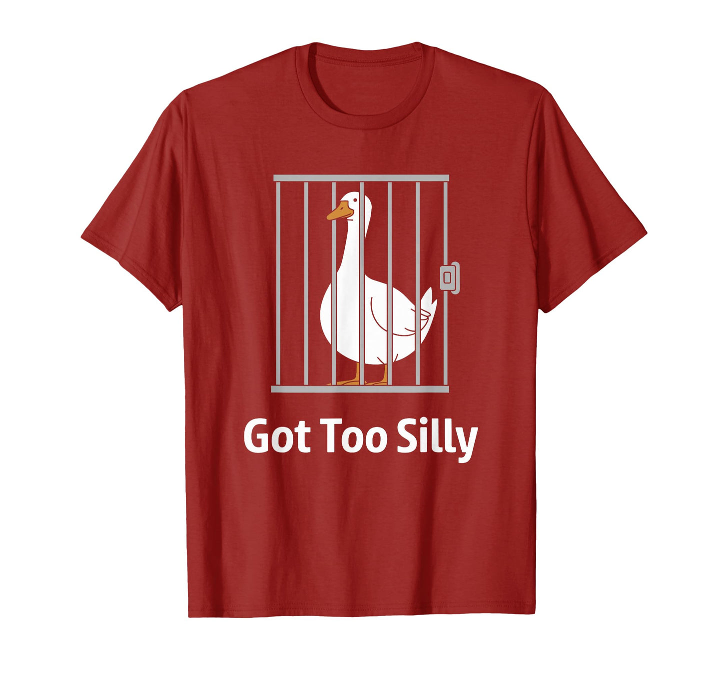 Got Too Silly Funny Goose Pun Humor Shirt for Animal Lovers T-Shirt