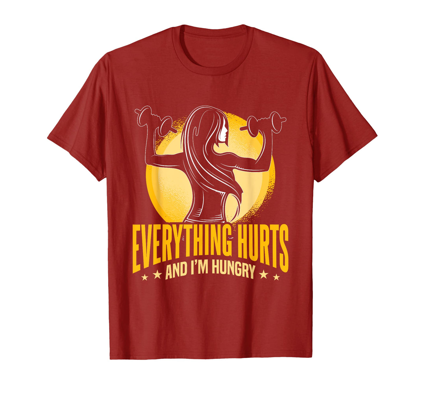 Workout Women Fitness I'm Just Here For The Playlist T-Shirt