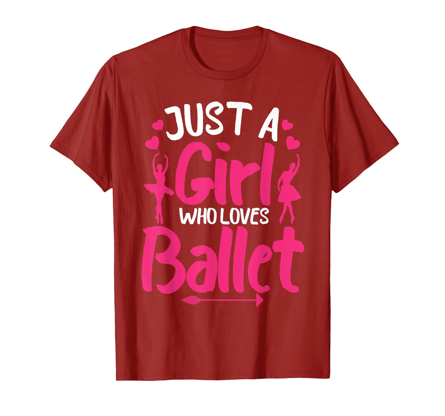 Funny Ballerina Design For Girls Women Ballet Dance Lovers T-Shirt
