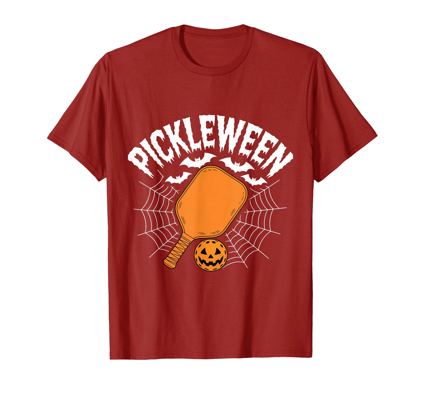 Pickleween Pickleball Halloween Funny Pickleball Player T-Shirt