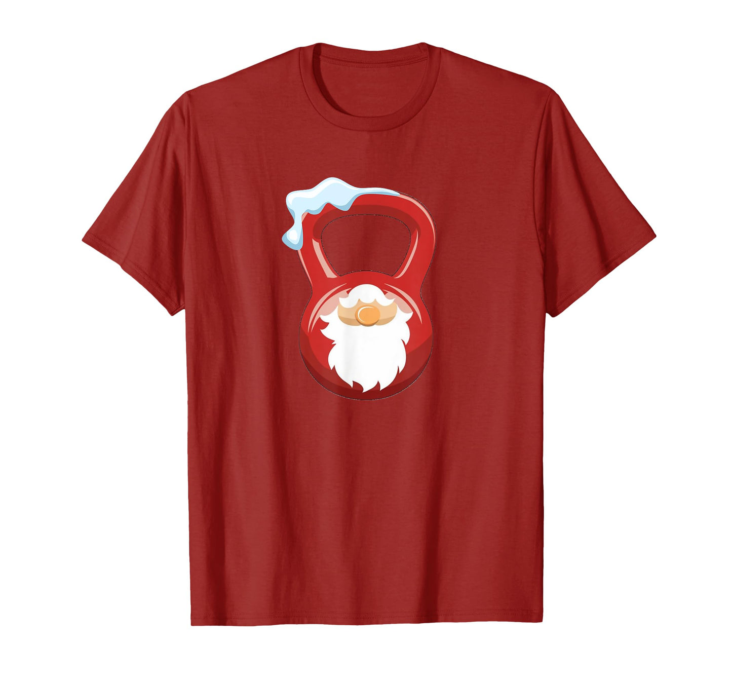 Christmas Gym Workout Gnome Kettlebell Xmas For Gym Lover T-Shirt