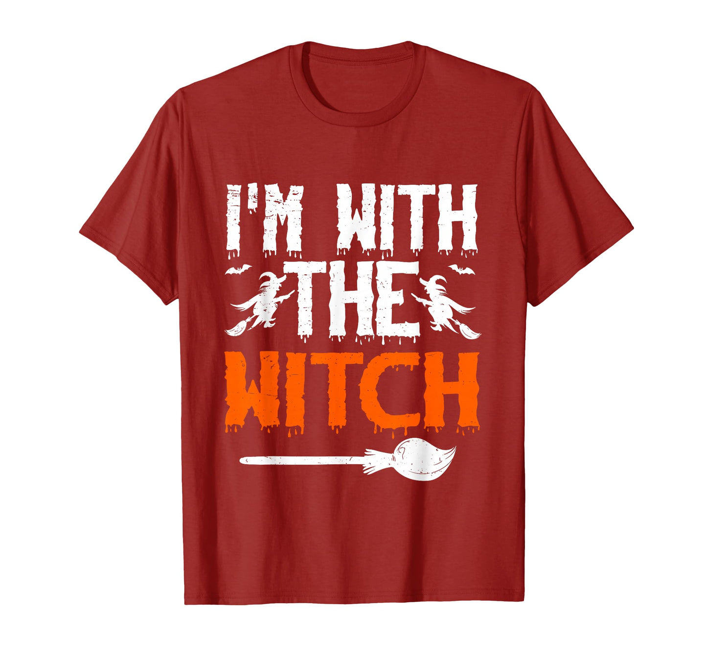 I'm with The Witch Couples Costume for Halloween T-Shirt