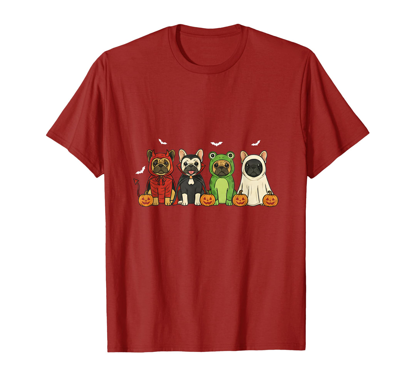 French Bulldog Halloween Mummy Ghost Witch Dog Mom T-Shirt