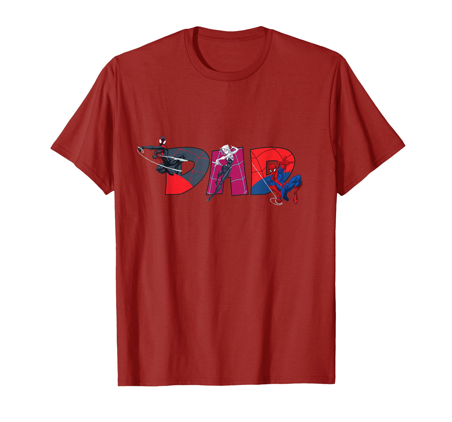 Marvel Spider-Man Trio Dad Father's Day Family Trip Birthday T-Shirt