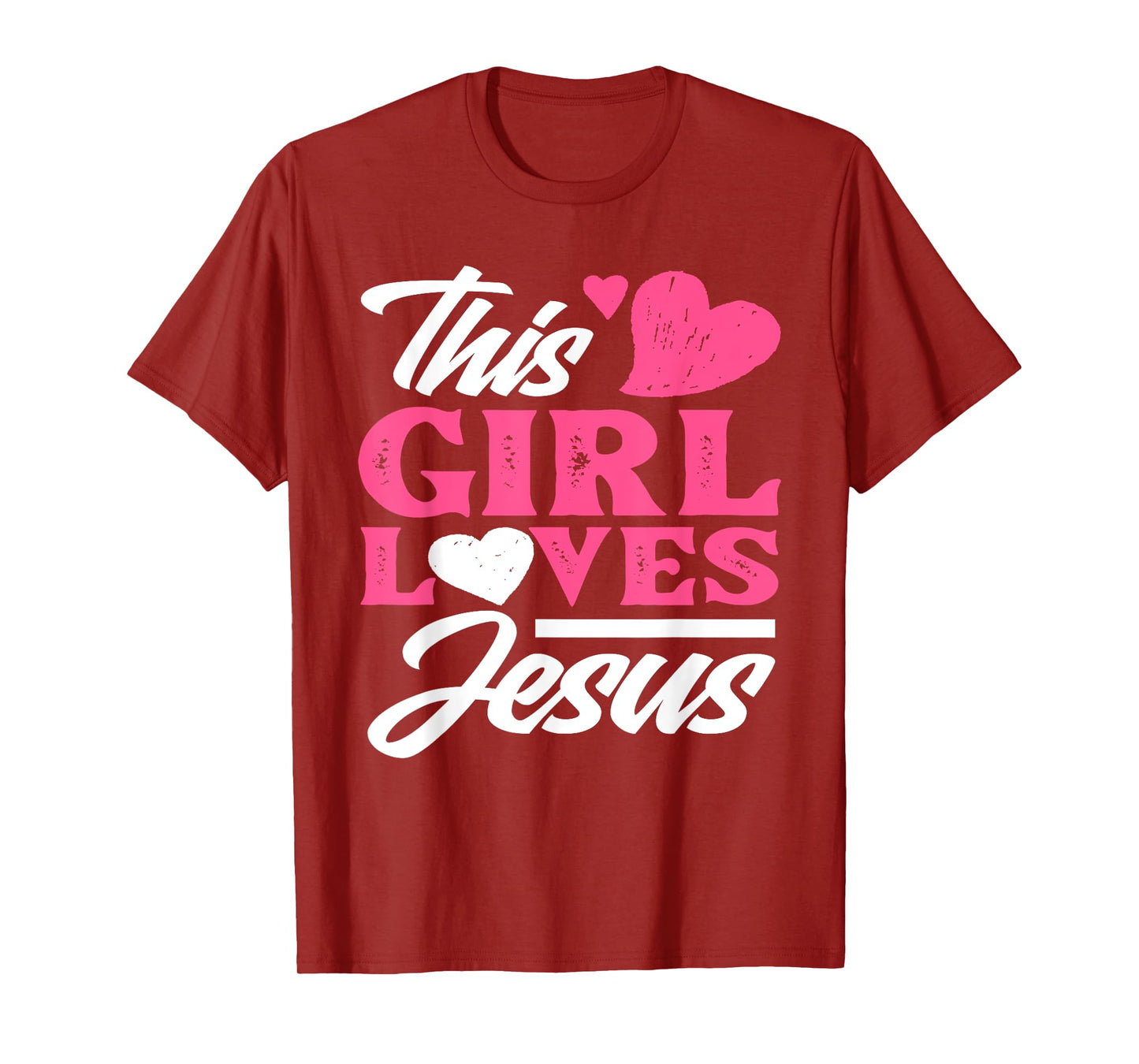 This Girl Loves Jesus - Cute Christian Girl Gift T-Shirt