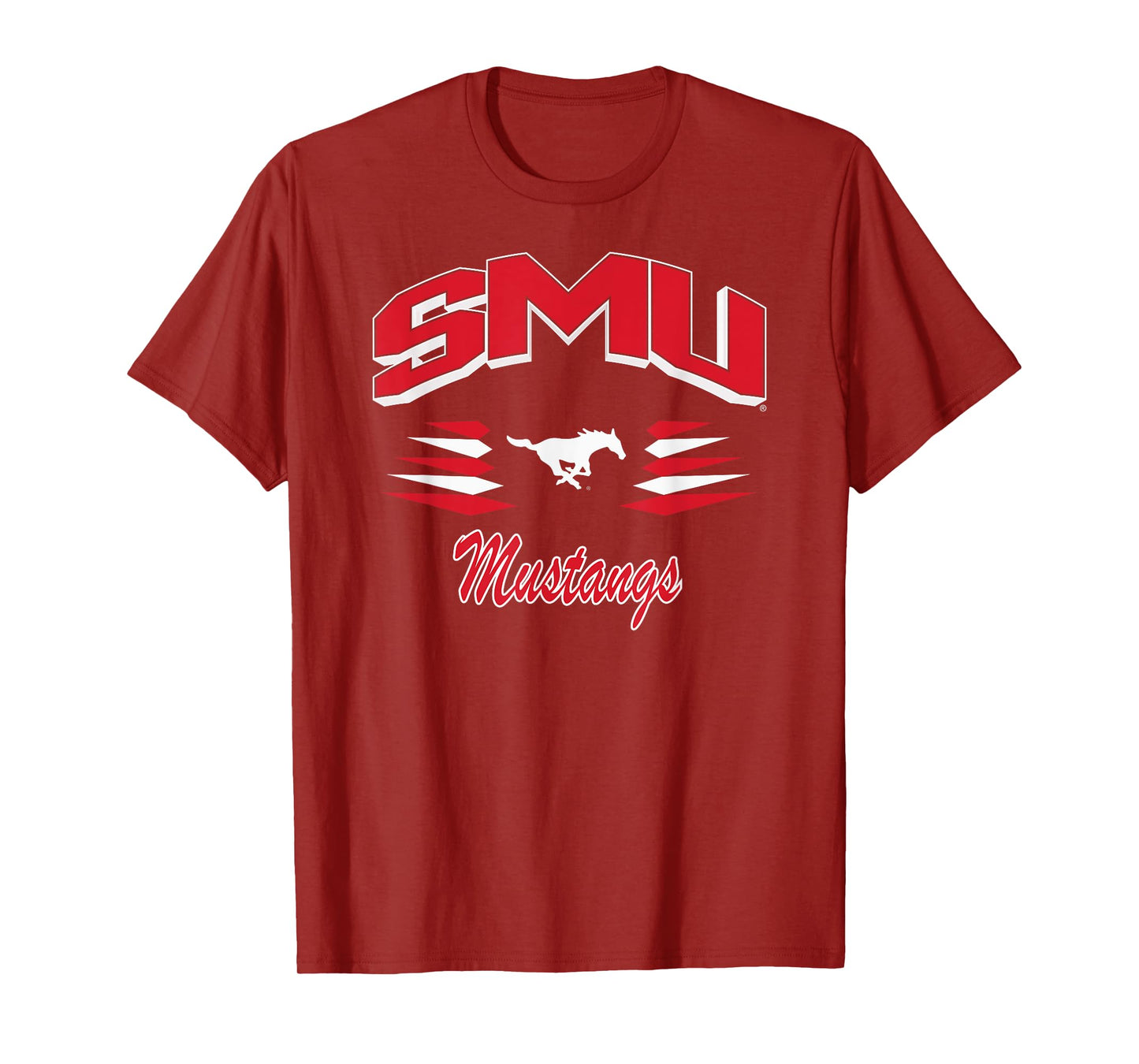 SMU Mustangs Retro Diamond Blue Officially Licensed T-Shirt