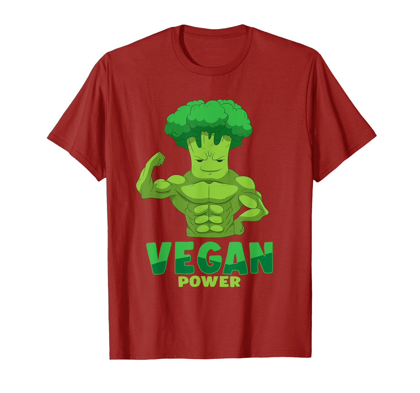 Vegan T shirt for Men - Vegan Plant Power Lifter T-Shirt