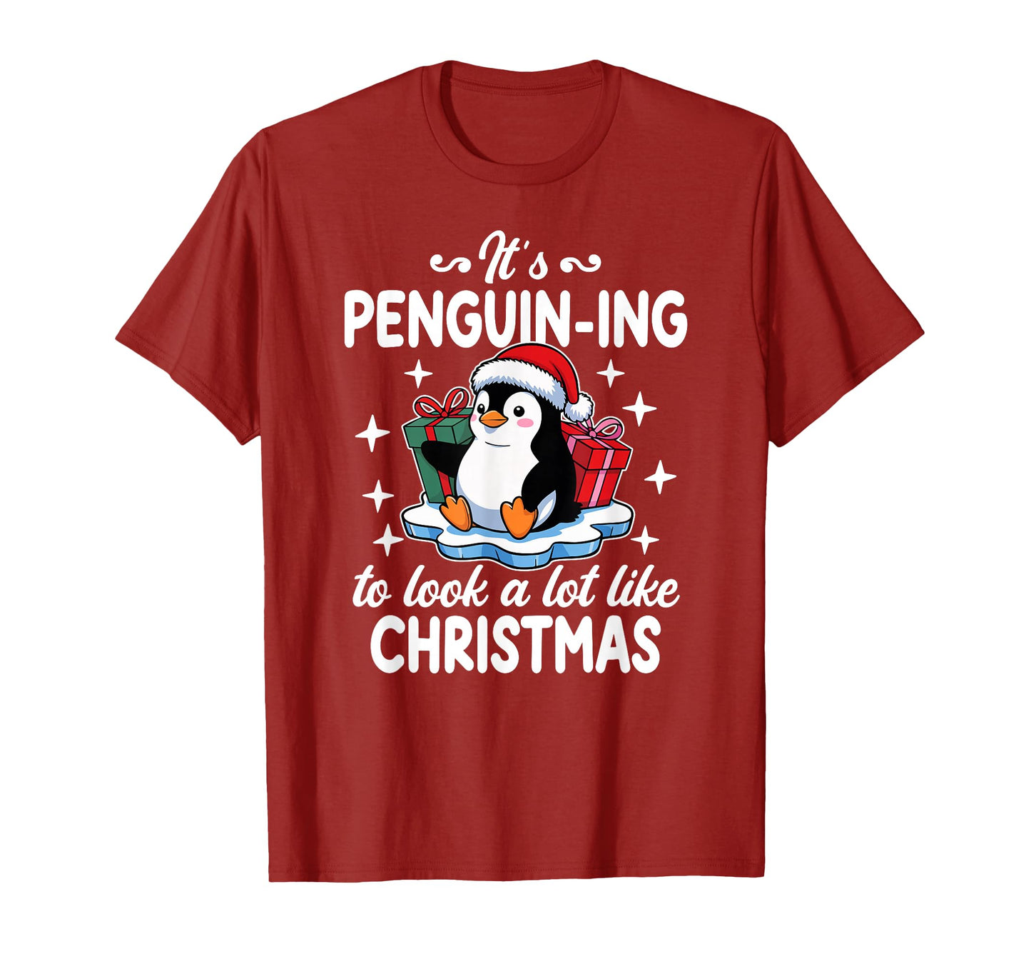 Cute Funny Penguin Christmas Pun T-Shirt