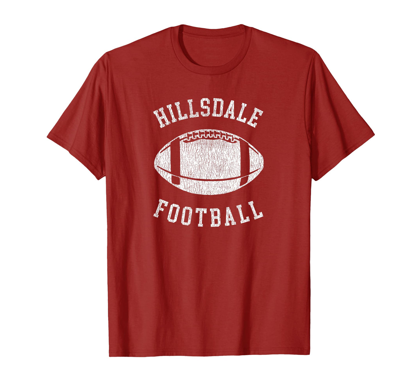 Hillsdale Football Distressed Vintage 80's Throwback Classic T-Shirt