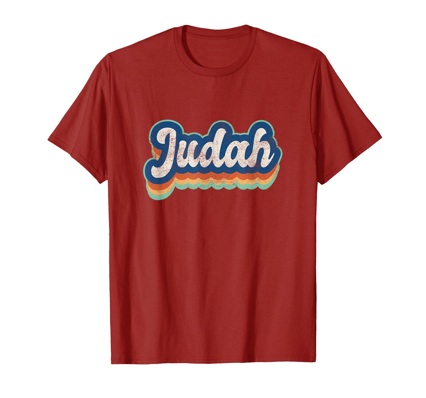 Judah First Name Boy Vintage Style 70s 80s Personalized T-Shirt