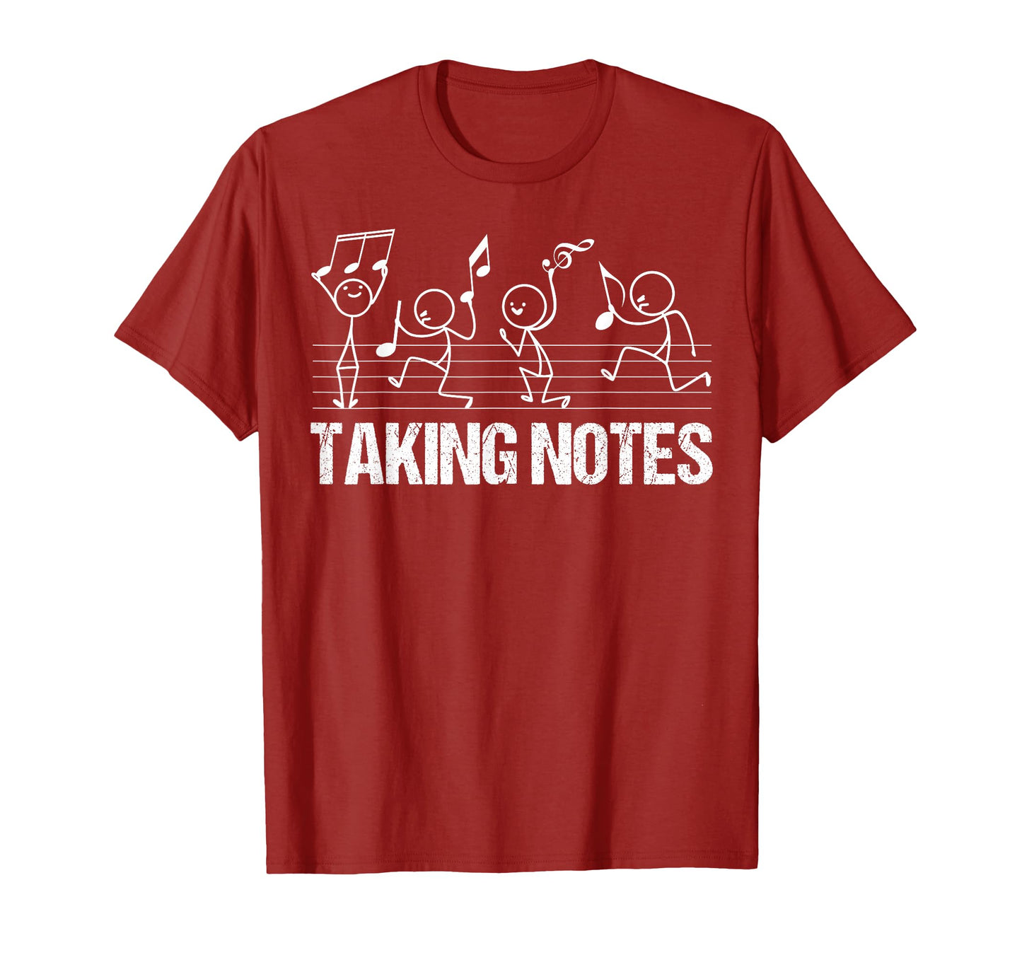 retro Vintage Musical Taking Notes Teachers Funny Music Love T-Shirt