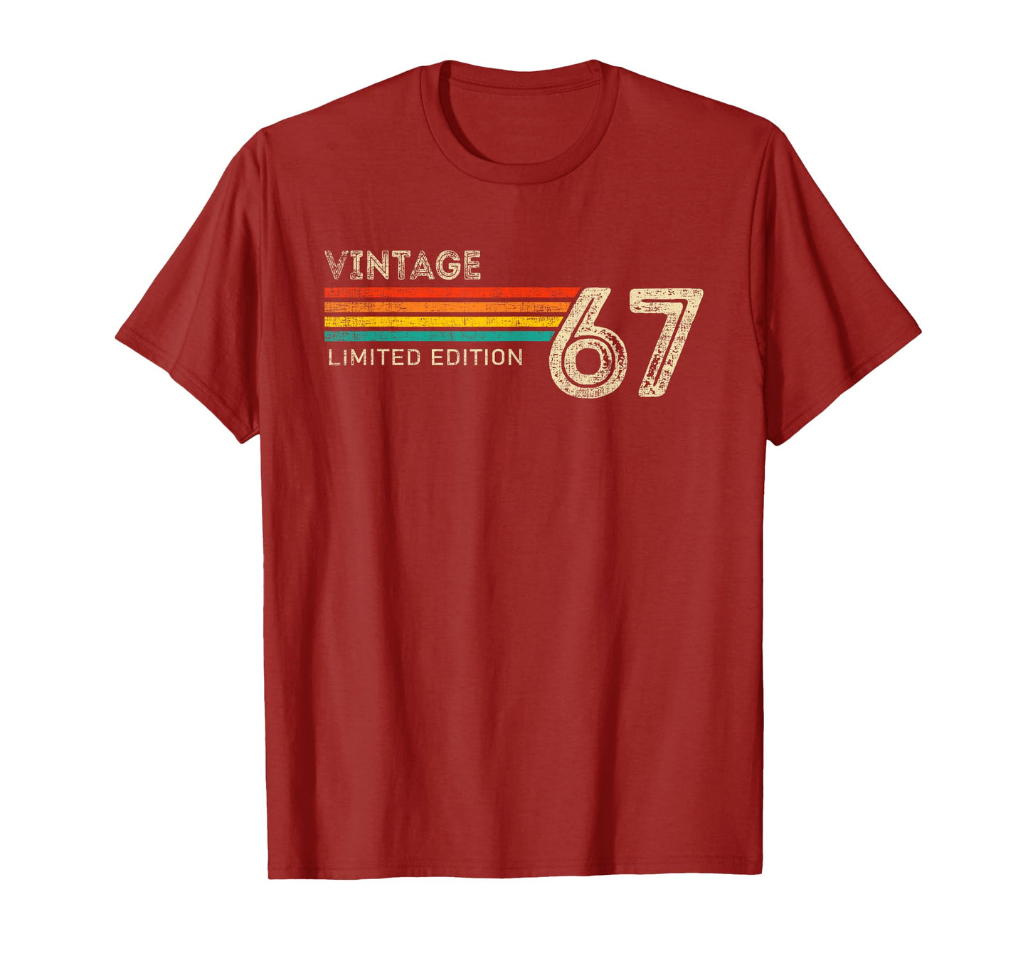 Vintage 1967 Limited Edition Birthday 1967 Men Women Vintage T-Shirt