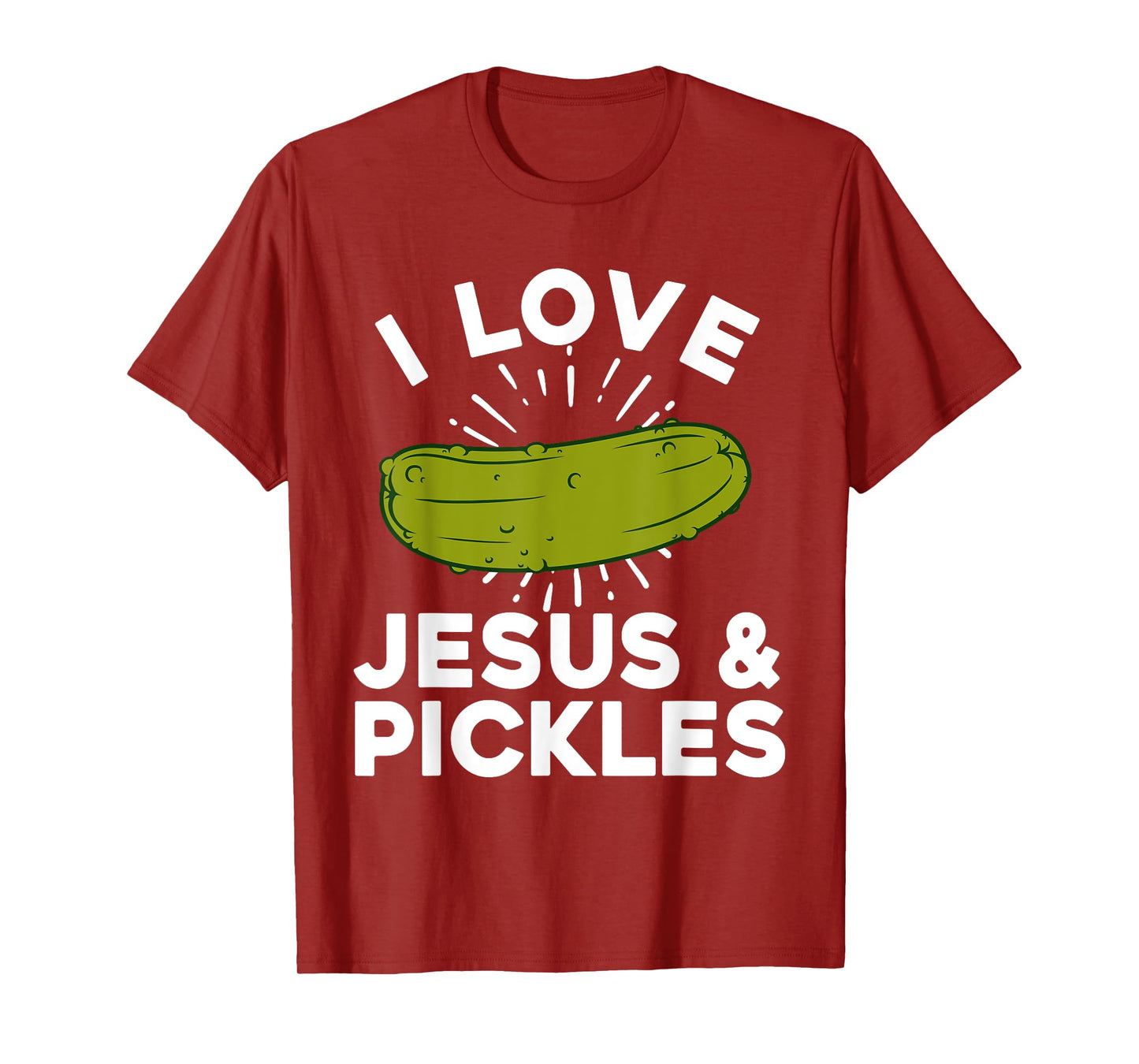 Cute Pickle Design For Men Women Kids Jesus Pickle Lovers T-Shirt