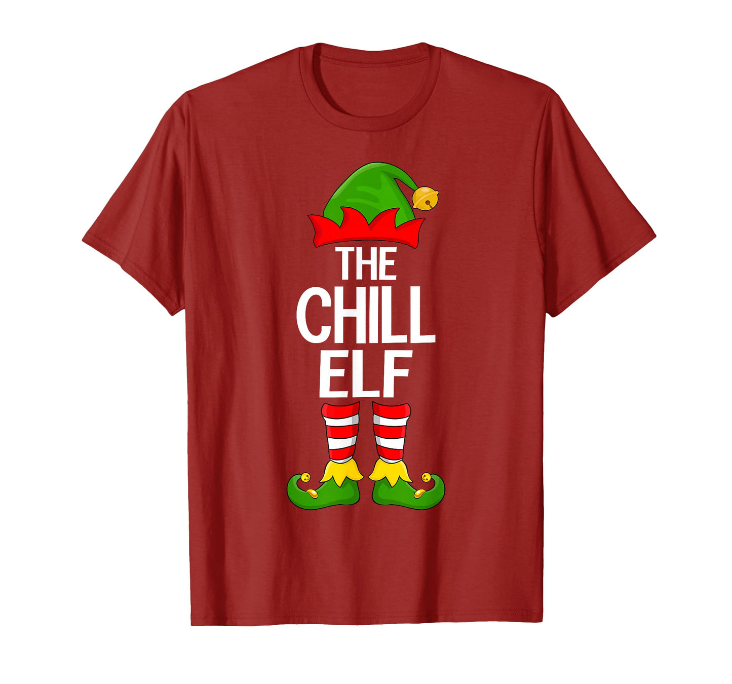 Chill Elf Xmas Matching Family Elf Squad Christmas T-Shirt