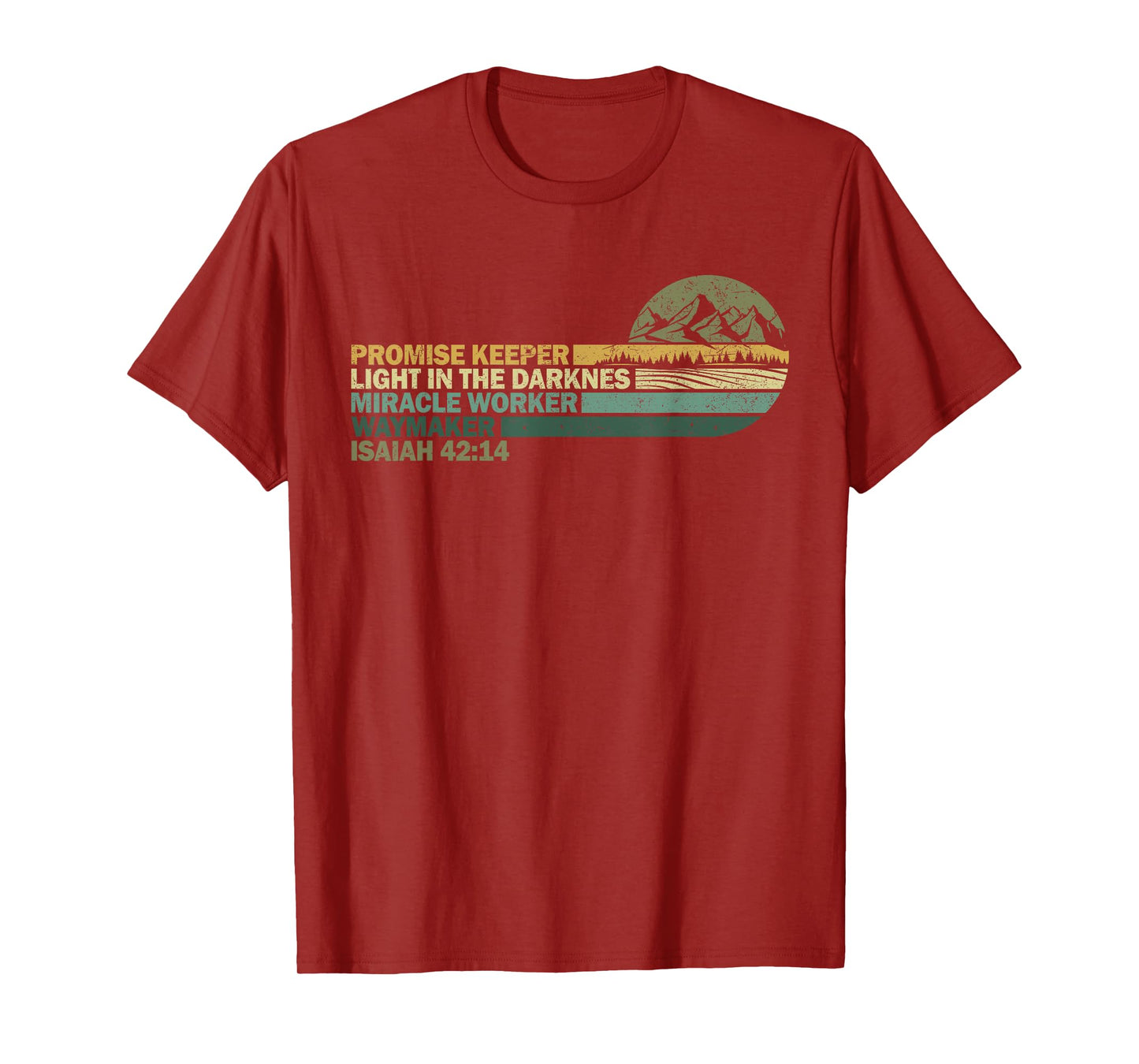 Waymaker Promise Keeper Miracle Worker Christian Mens Womens T-Shirt