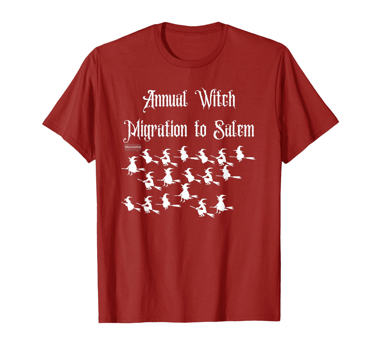 Funny Novelty Salem Mass Halloween Vintage Flying Witch T-Shirt